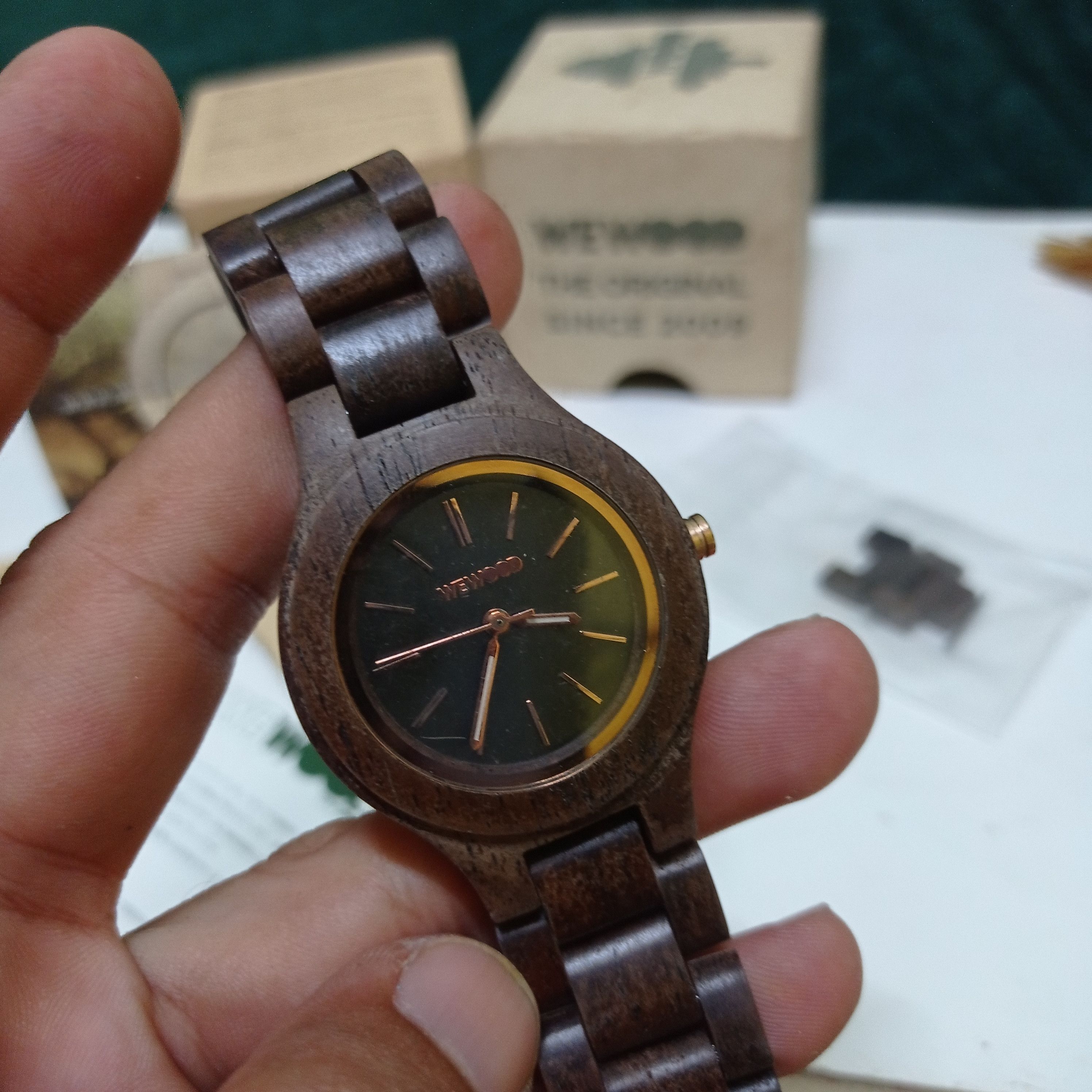 Japanese Brand SPECIAL OFFER 💥 RETRO "Wewood" Watch (fully wood material) Size ONE SIZE - 10 Thumbnail