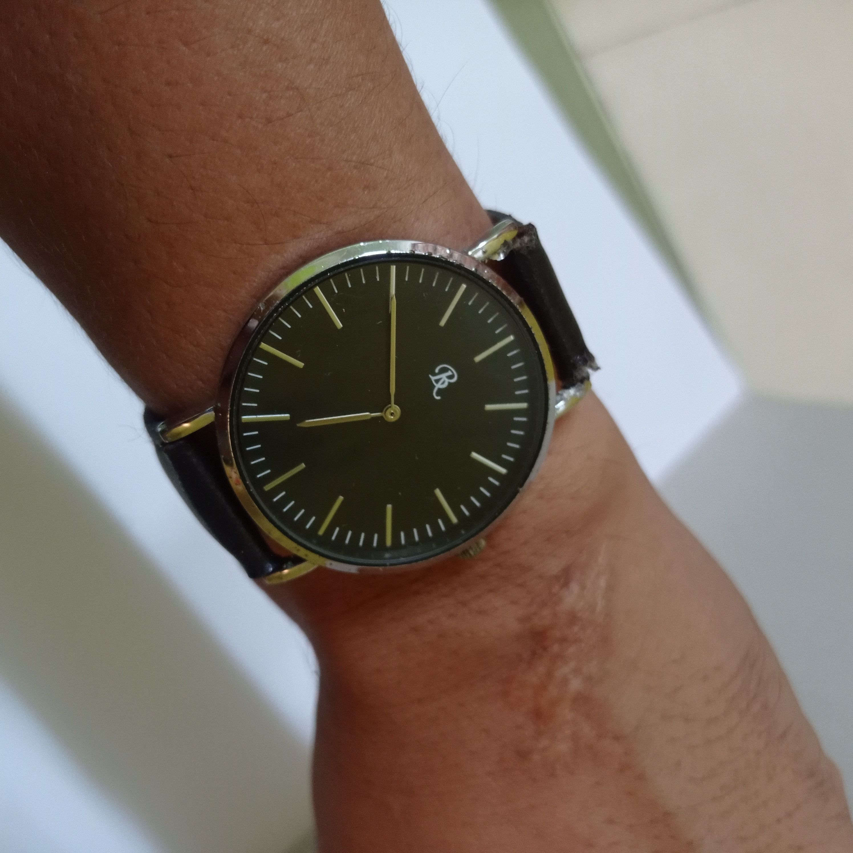 Japanese Brand Vintage JAPAN MADE (RB) Watch with 2 Hand design Size ONE SIZE - 3 Thumbnail