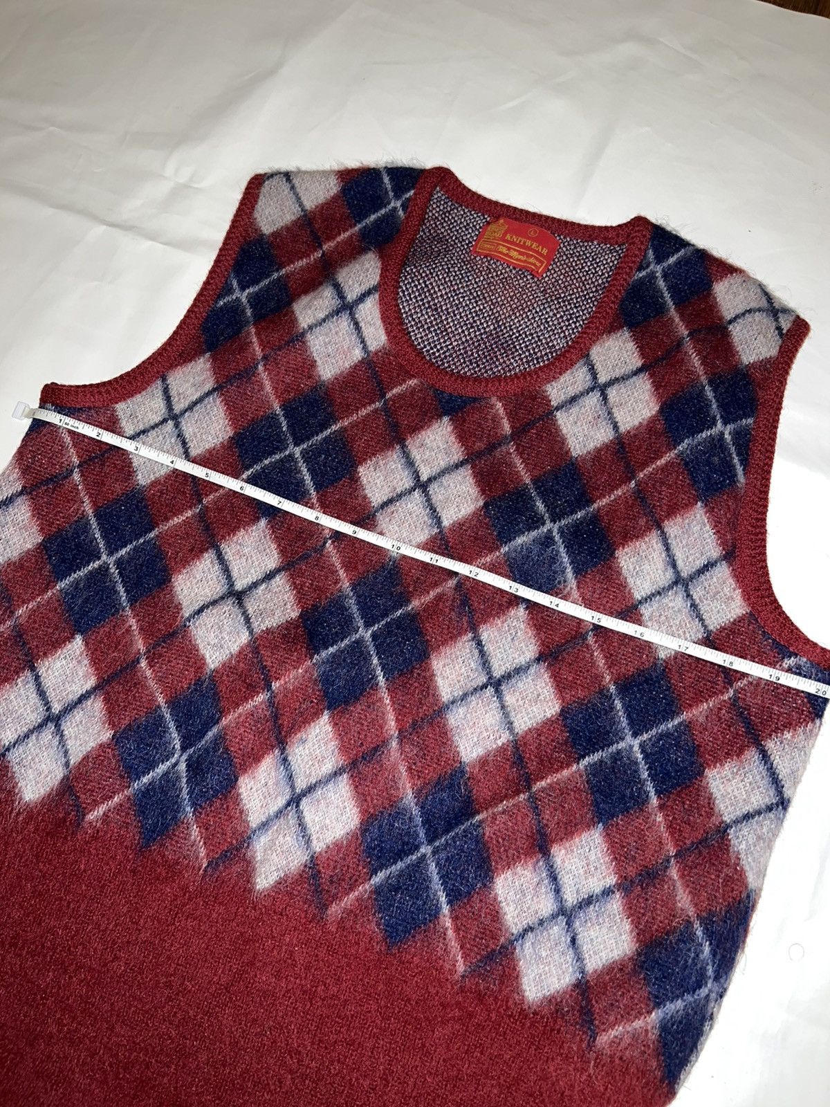 Sears Vintage Sears Mohair Argyle Sweater Vest Size US L / EU 52-54 / 3 - 4 Thumbnail
