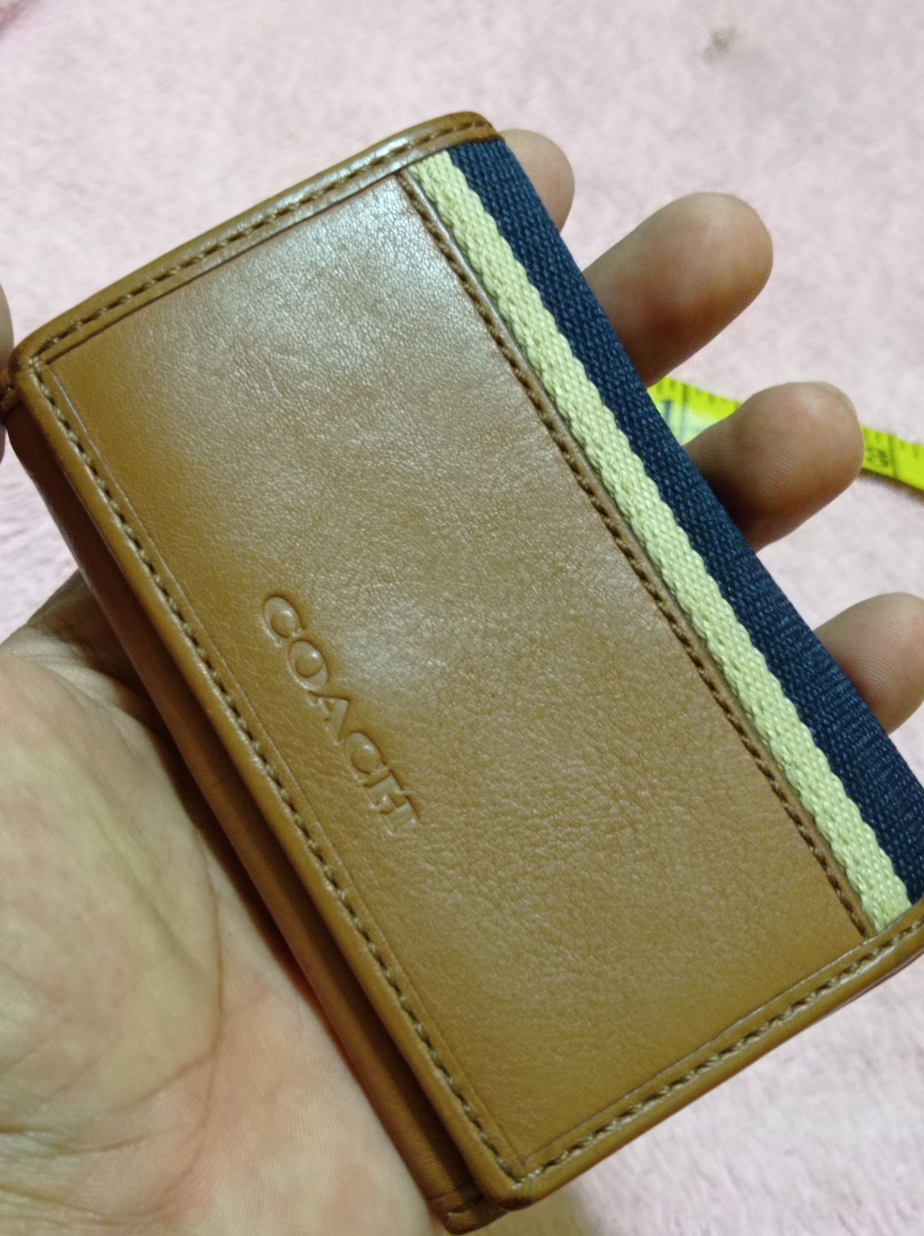 Coach × Vintage Retro Leather Coach "KEY WALLET" ❌ AUTHENTIC Size ONE SIZE - 7 Thumbnail