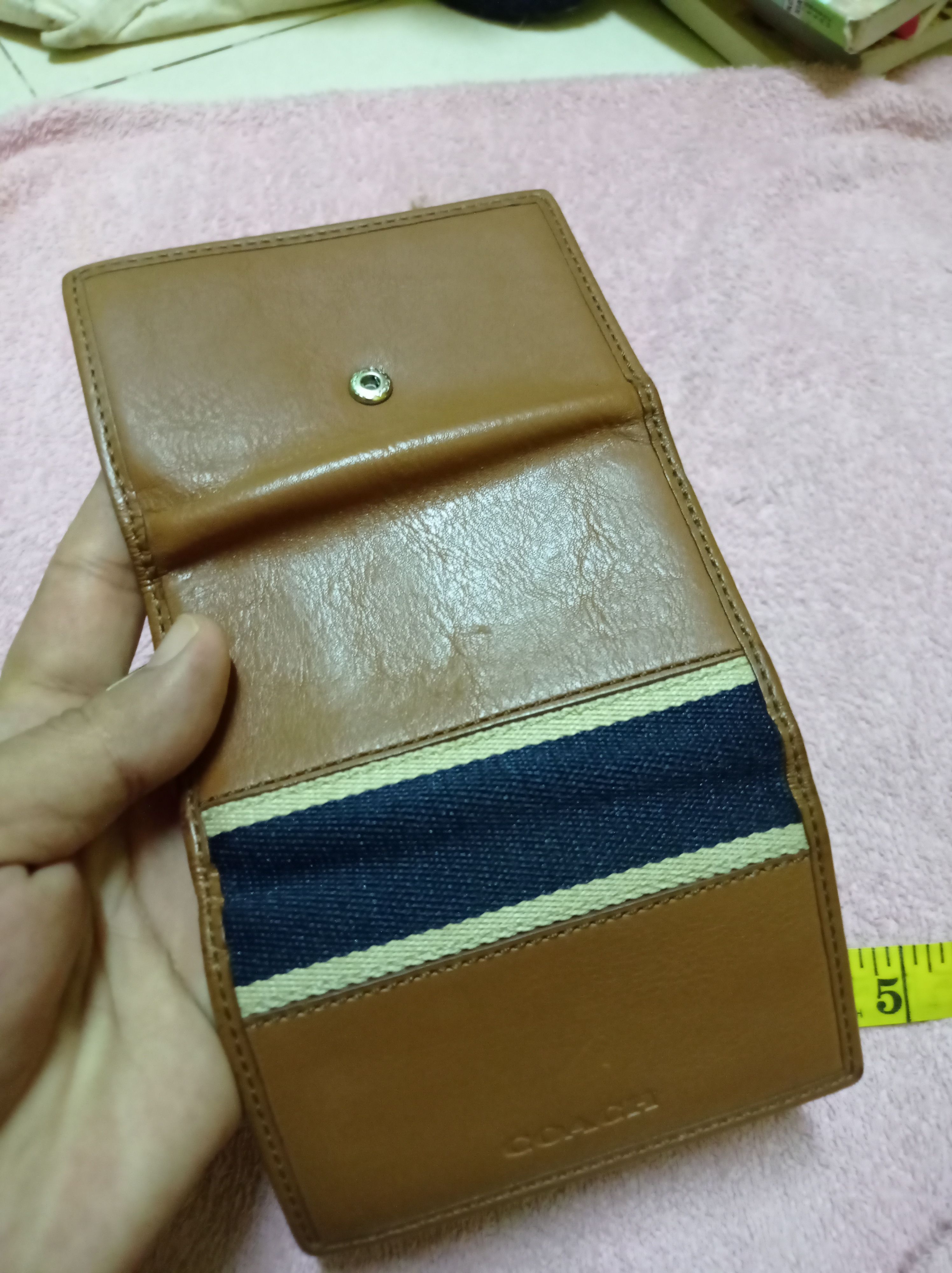 Coach × Vintage Retro Leather Coach "KEY WALLET" ❌ AUTHENTIC Size ONE SIZE - 8 Thumbnail