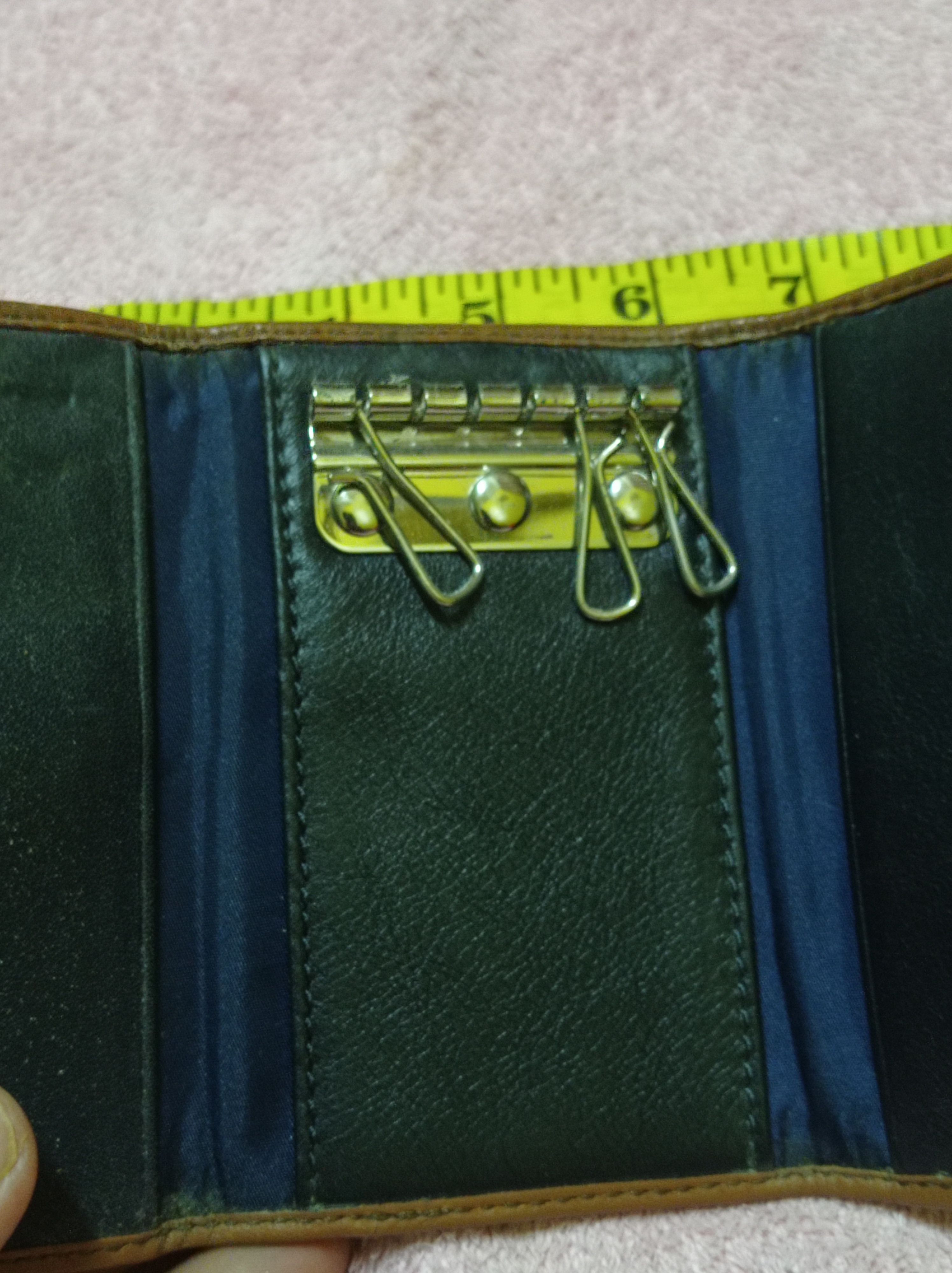 Coach × Vintage Retro Leather Coach "KEY WALLET" ❌ AUTHENTIC Size ONE SIZE - 4 Thumbnail