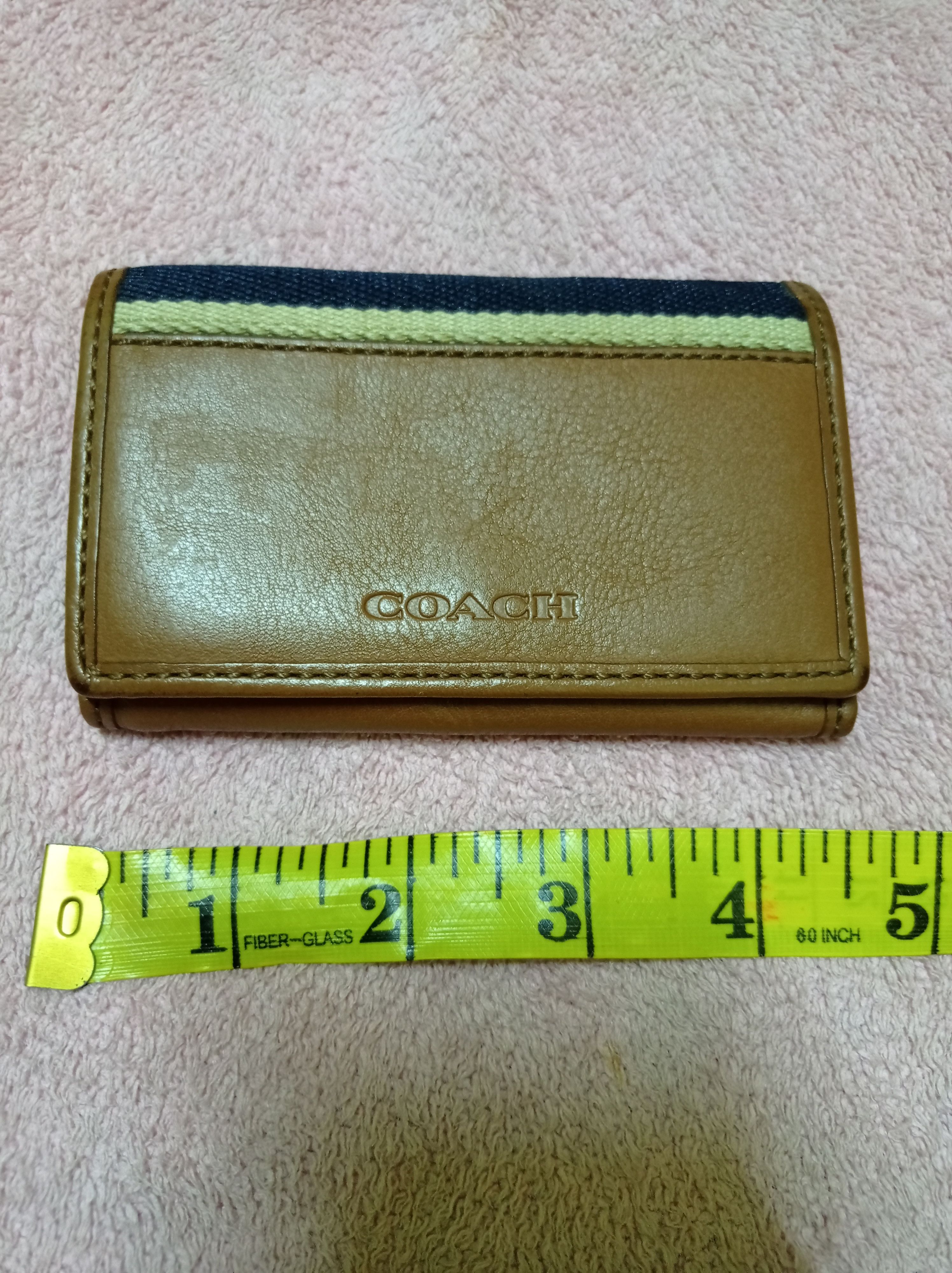Coach × Vintage Retro Leather Coach "KEY WALLET" ❌ AUTHENTIC Size ONE SIZE - 1 Thumbnail