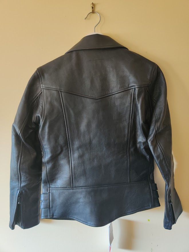 Blackmeans Blackmeans Quilted Leather Rider Jacket (Remeasured) Size US XS / EU 42 / 0 - 4 Thumbnail