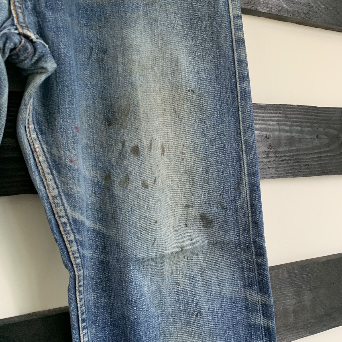 Levi's × Vintage Vintage 2000s Distressed 505 Levis Jeans Size US 34 / EU 50 - 5 Thumbnail
