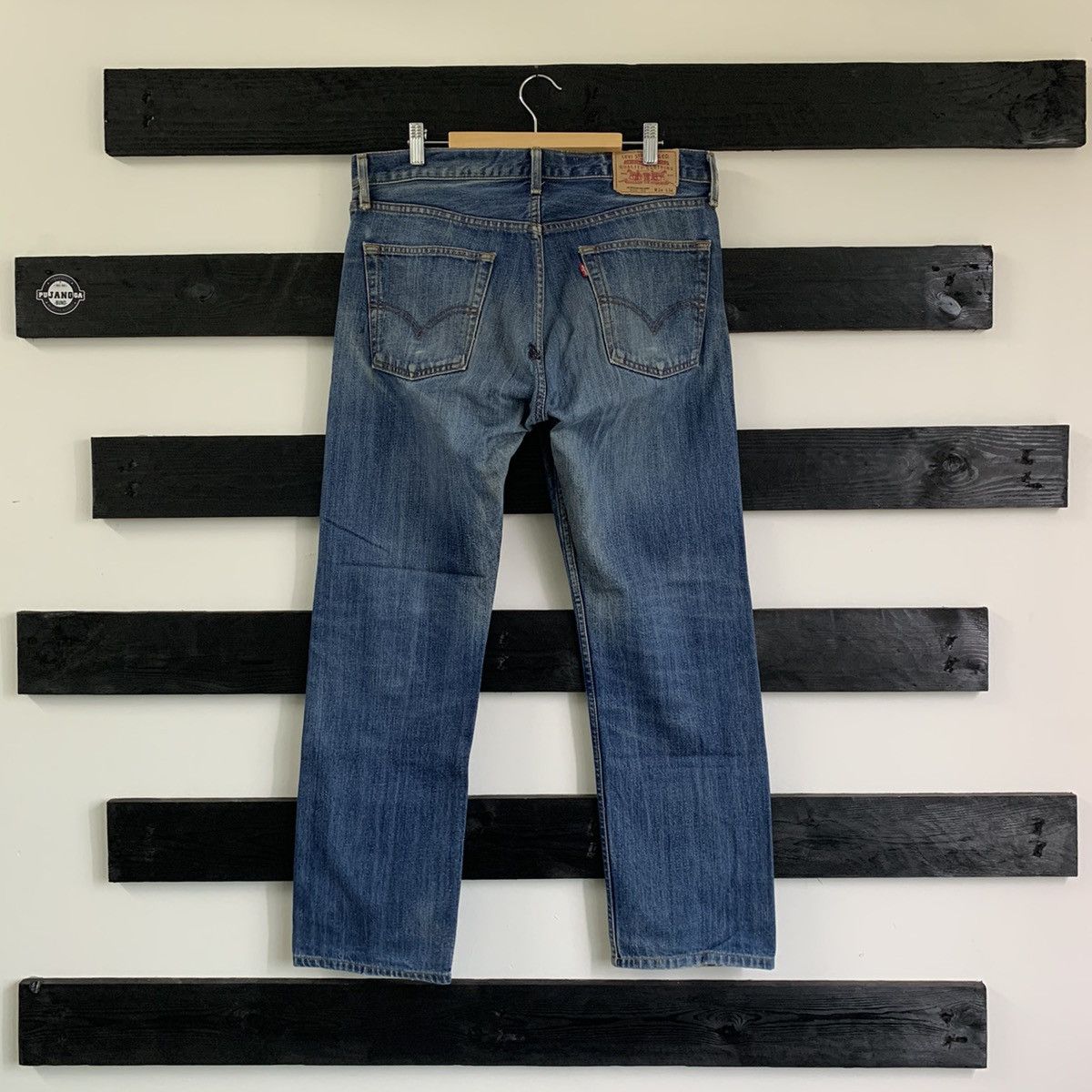 Levi's × Vintage Vintage 2000s Distressed 505 Levis Jeans Size US 34 / EU 50 - 7 Thumbnail