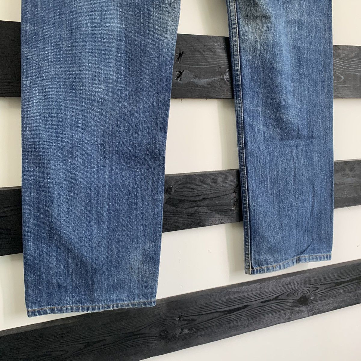 Levi's × Vintage Vintage 2000s Distressed 505 Levis Jeans Size US 34 / EU 50 - 8 Thumbnail
