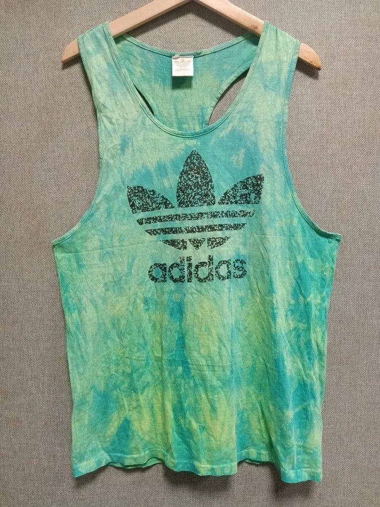Adidas × Vintage vintage 90s tank tops adidas tie dye Size US M / EU 48-50 / 2 - 1 Thumbnail