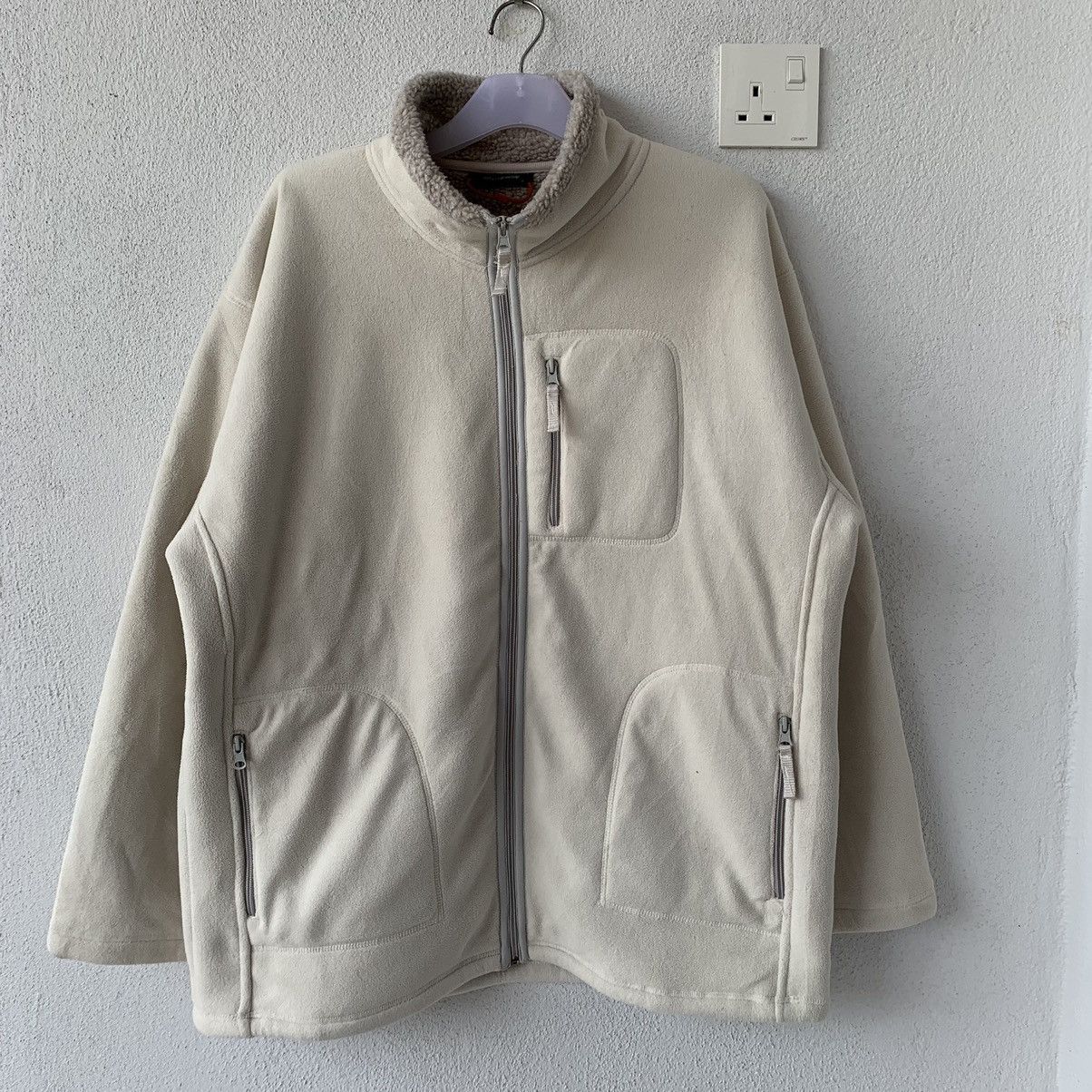 Japanese Brand HILL CROP fleece full-zip jacket.. Size US XL / EU 56 / 4 - 1 Thumbnail