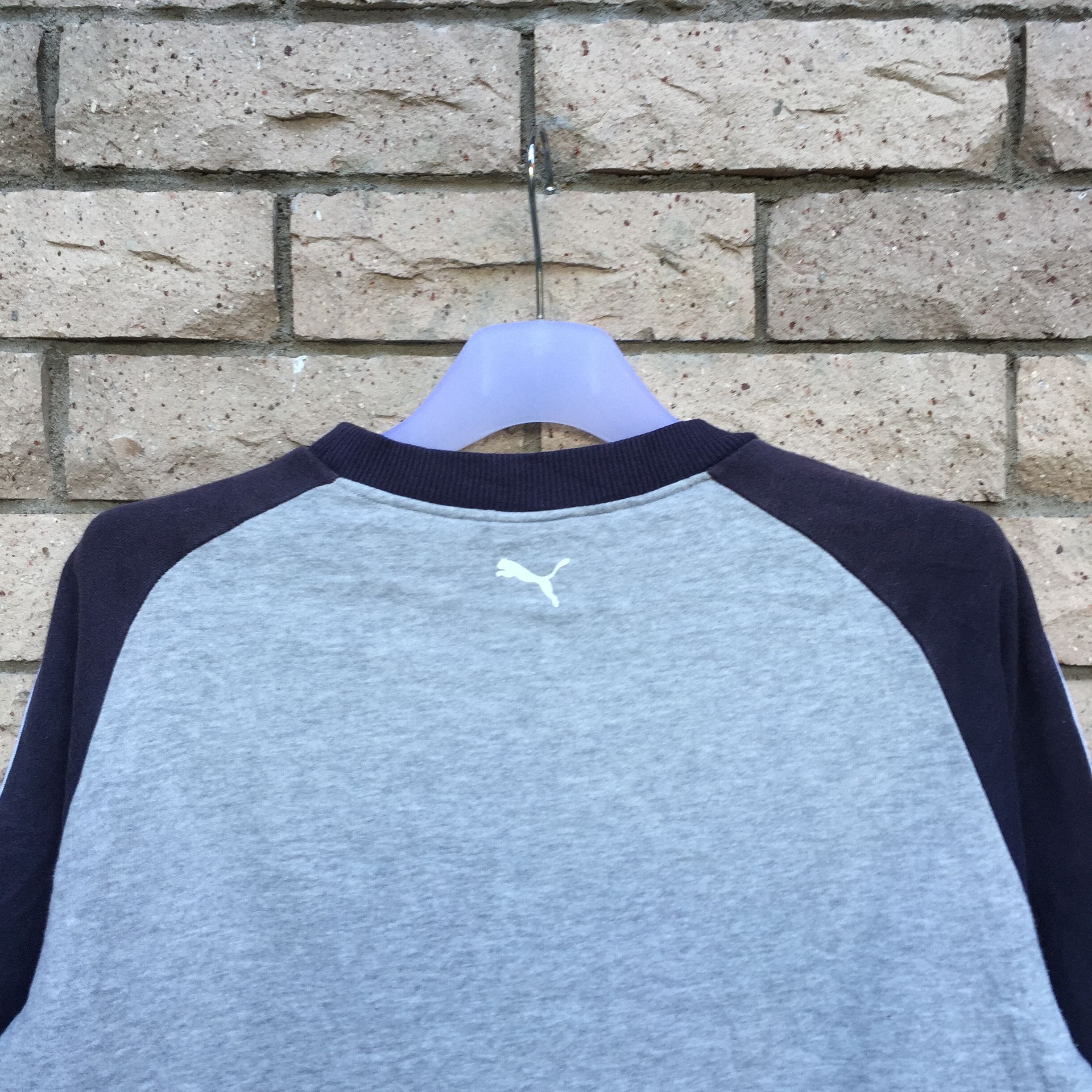 Puma PUMA sweatshirt spell out big logo.. striped logo.. Size US S / EU 44-46 / 1 - 6 Thumbnail