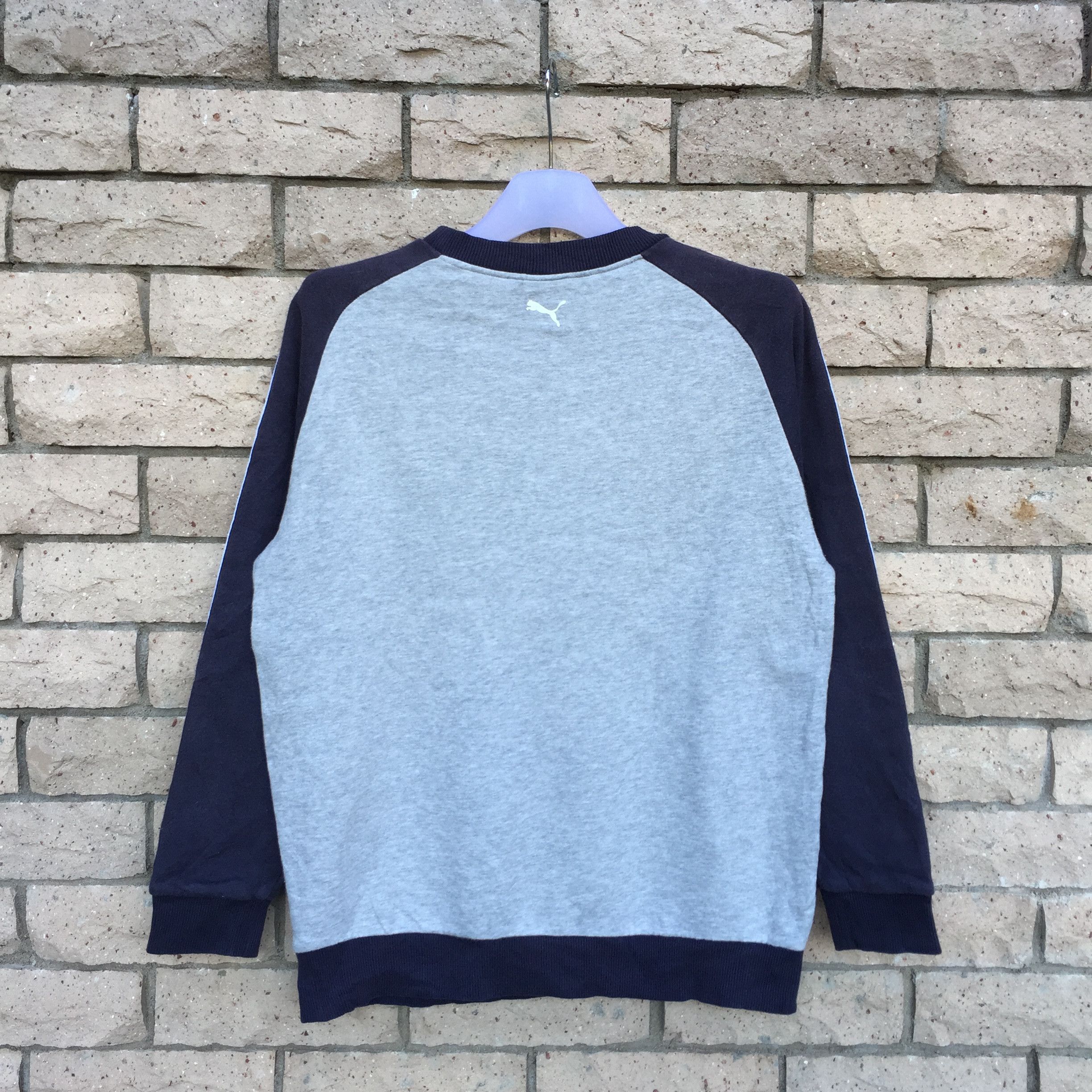 Puma PUMA sweatshirt spell out big logo.. striped logo.. Size US S / EU 44-46 / 1 - 5 Thumbnail