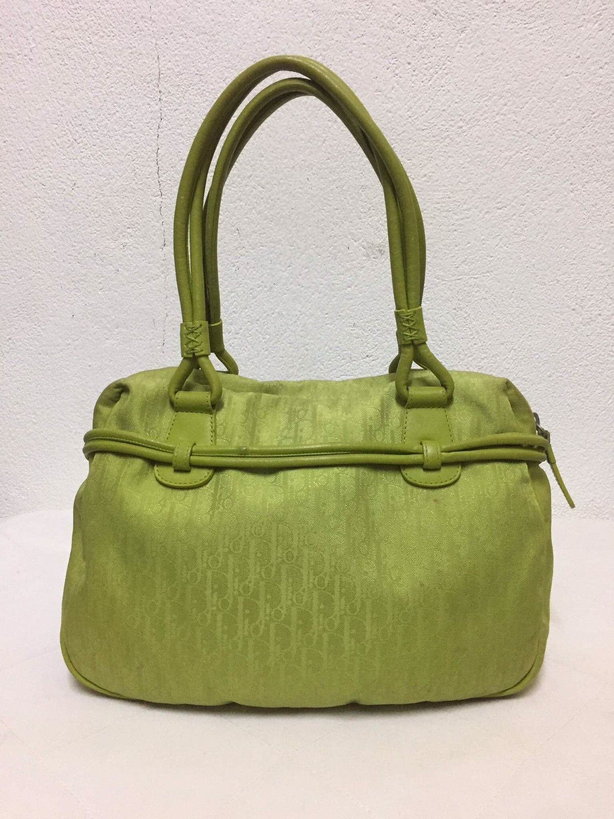 Dior VINTAGE Christian Dior Trotter Monogram Tote Shoulder Bag Size ONE SIZE - 10 Thumbnail