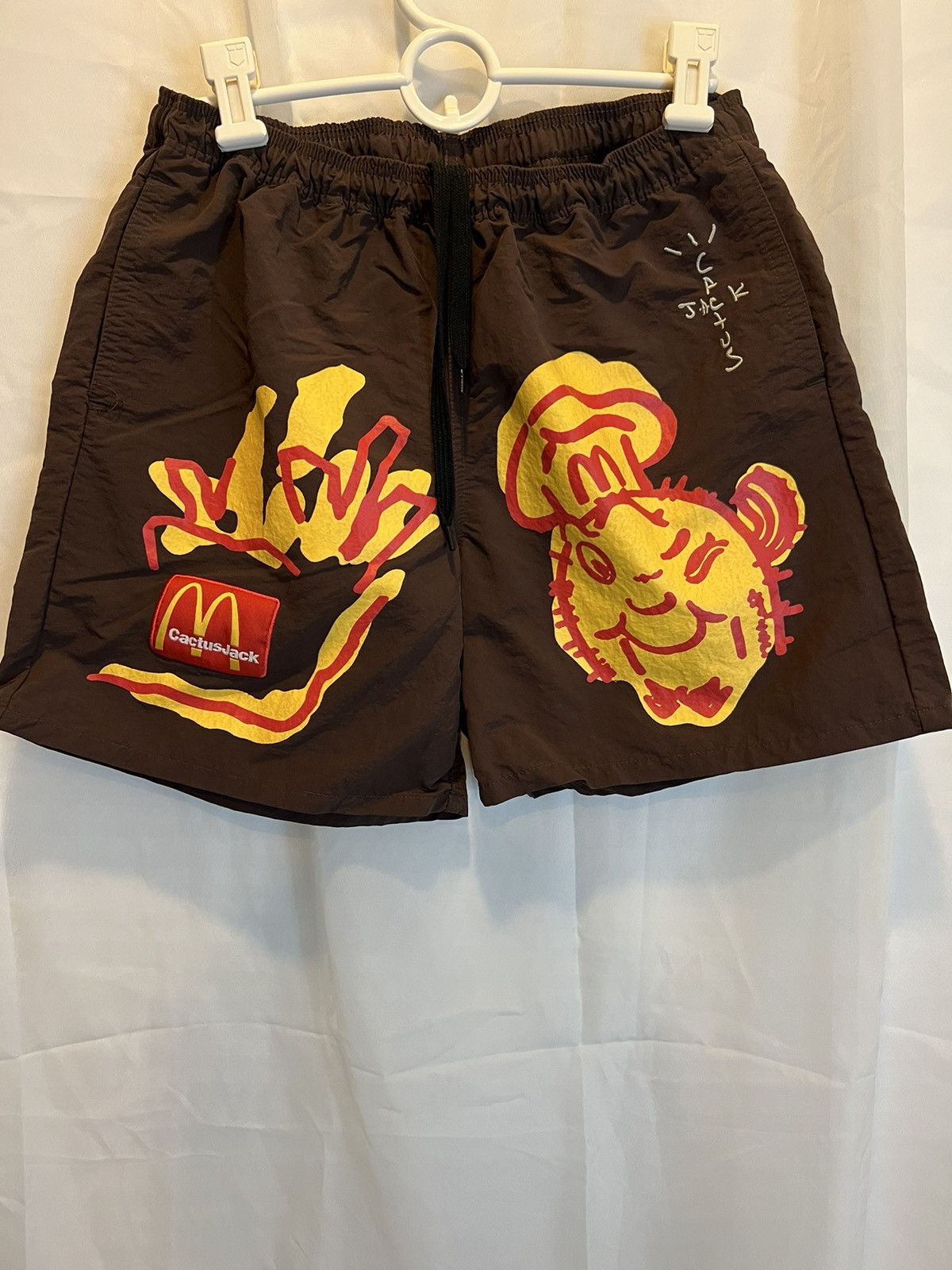新品Travis Scott x McDonald's Shorts Brown Travis Scott x McDonald's Illustration II Shorts Brown Men's
