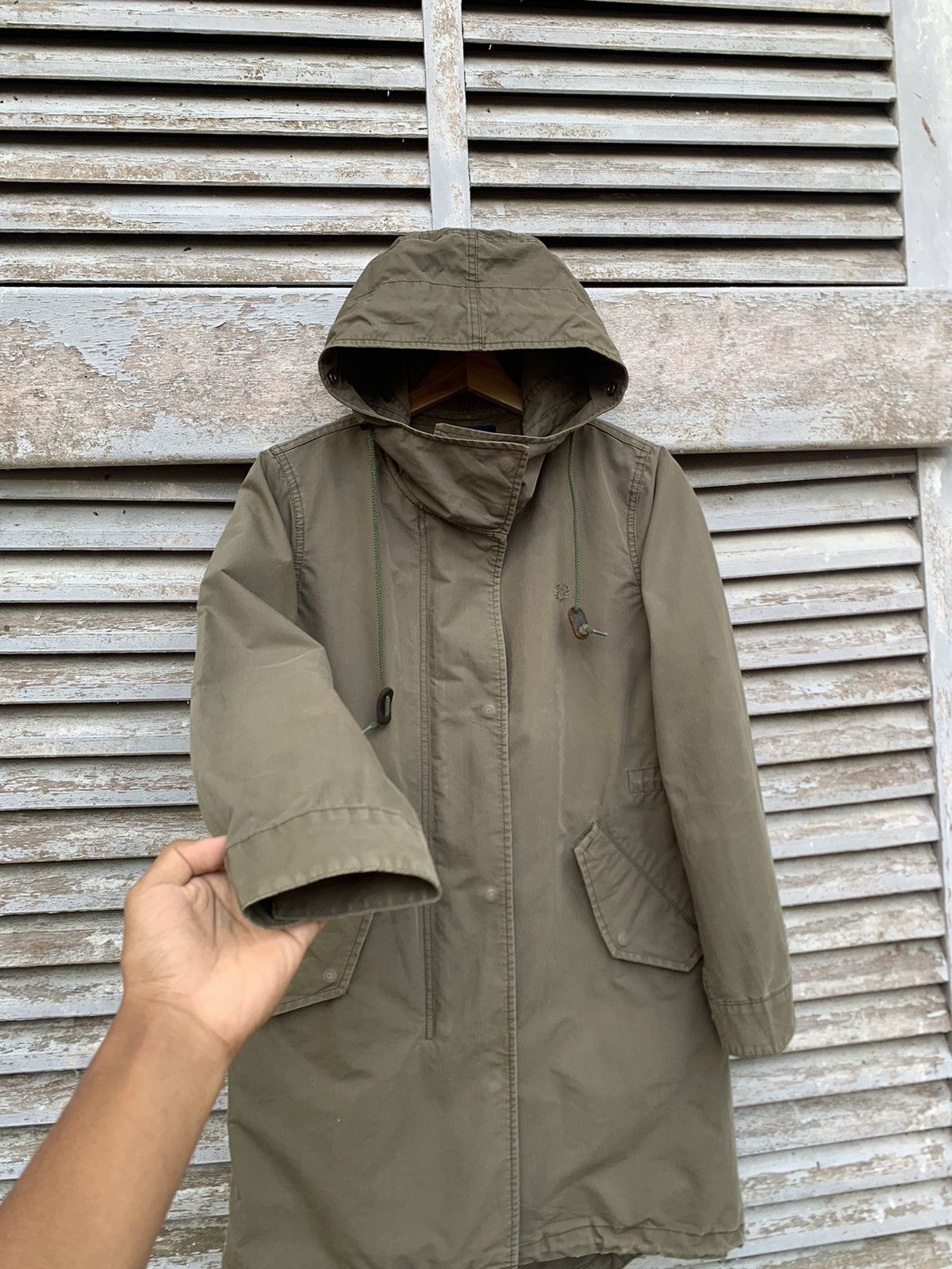 Fred Perry Fred Perry Fleece Lined Hooded Jacket (Woman) Size US S / EU 44-46 / 1 - 3 Thumbnail