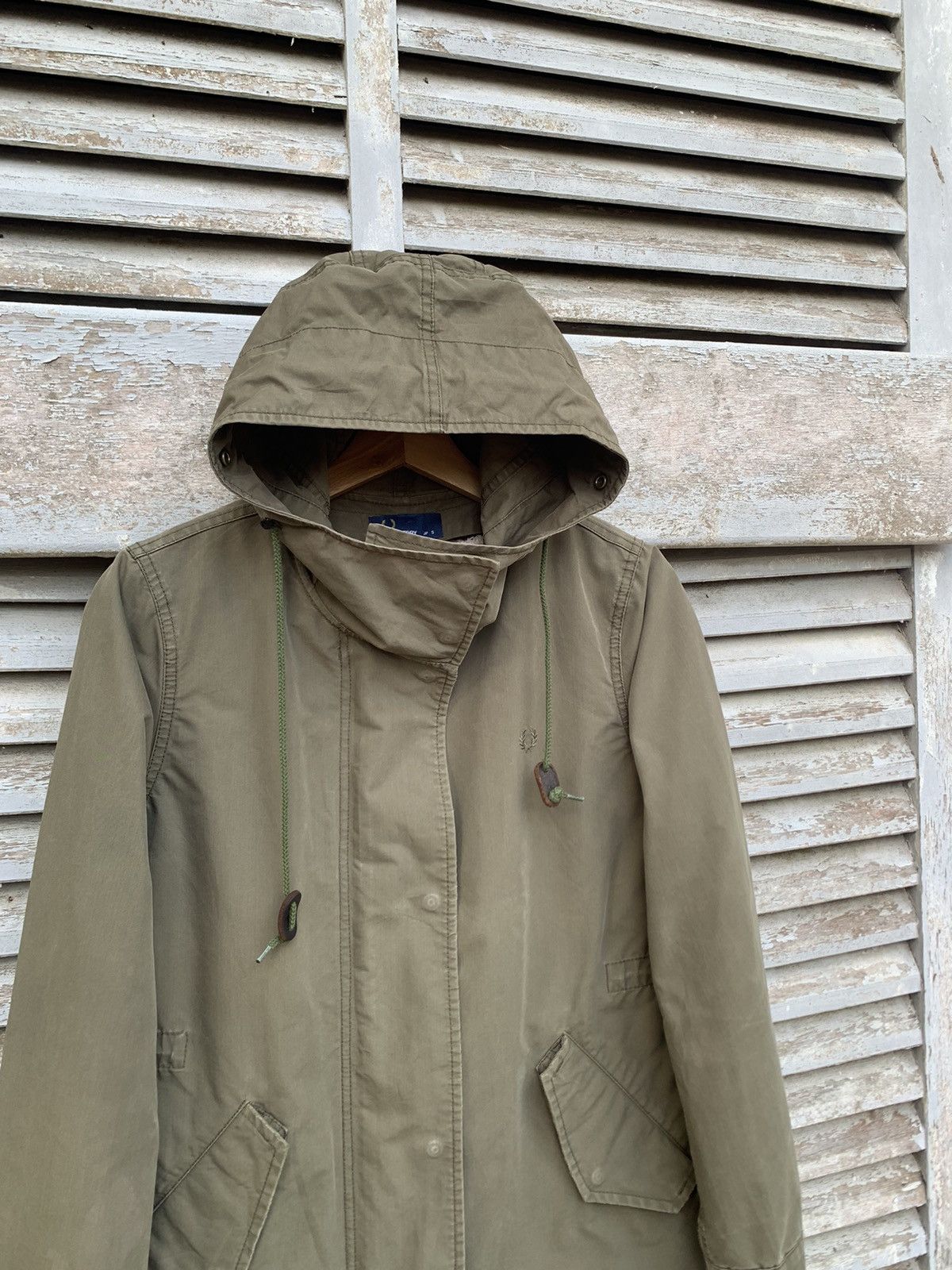 Fred Perry Fred Perry Fleece Lined Hooded Jacket (Woman) Size US S / EU 44-46 / 1 - 7 Thumbnail