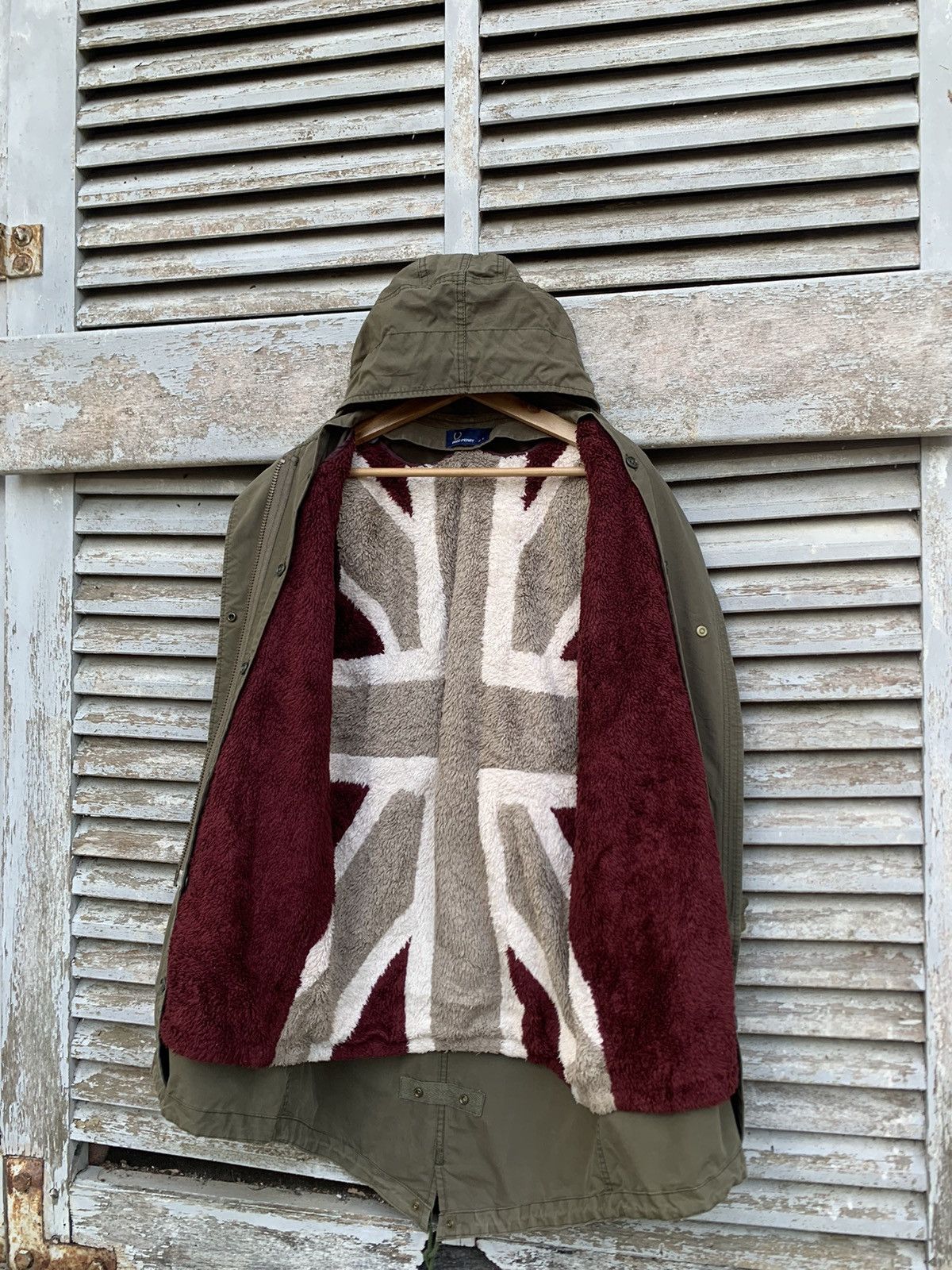 Fred Perry Fred Perry Fleece Lined Hooded Jacket (Woman) Size US S / EU 44-46 / 1 - 8 Thumbnail