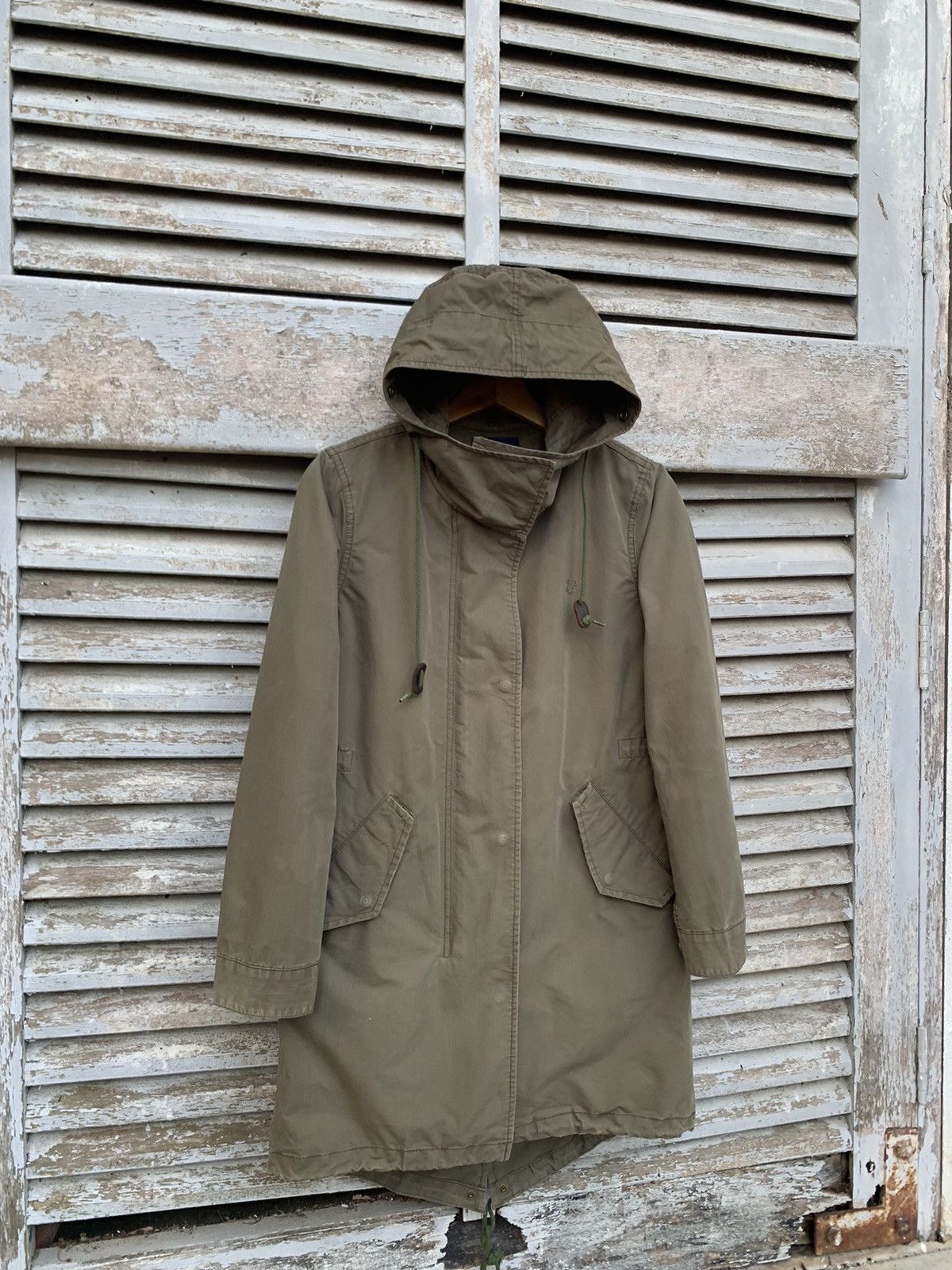 Fred Perry Fred Perry Fleece Lined Hooded Jacket (Woman) Size US S / EU 44-46 / 1 - 4 Thumbnail