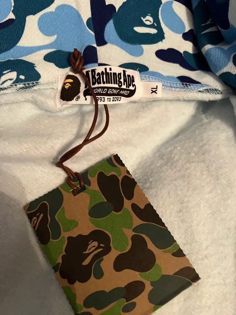 Bape Bape blue abc bear hoodie Size US XL / EU 56 / 4 - 5 Thumbnail
