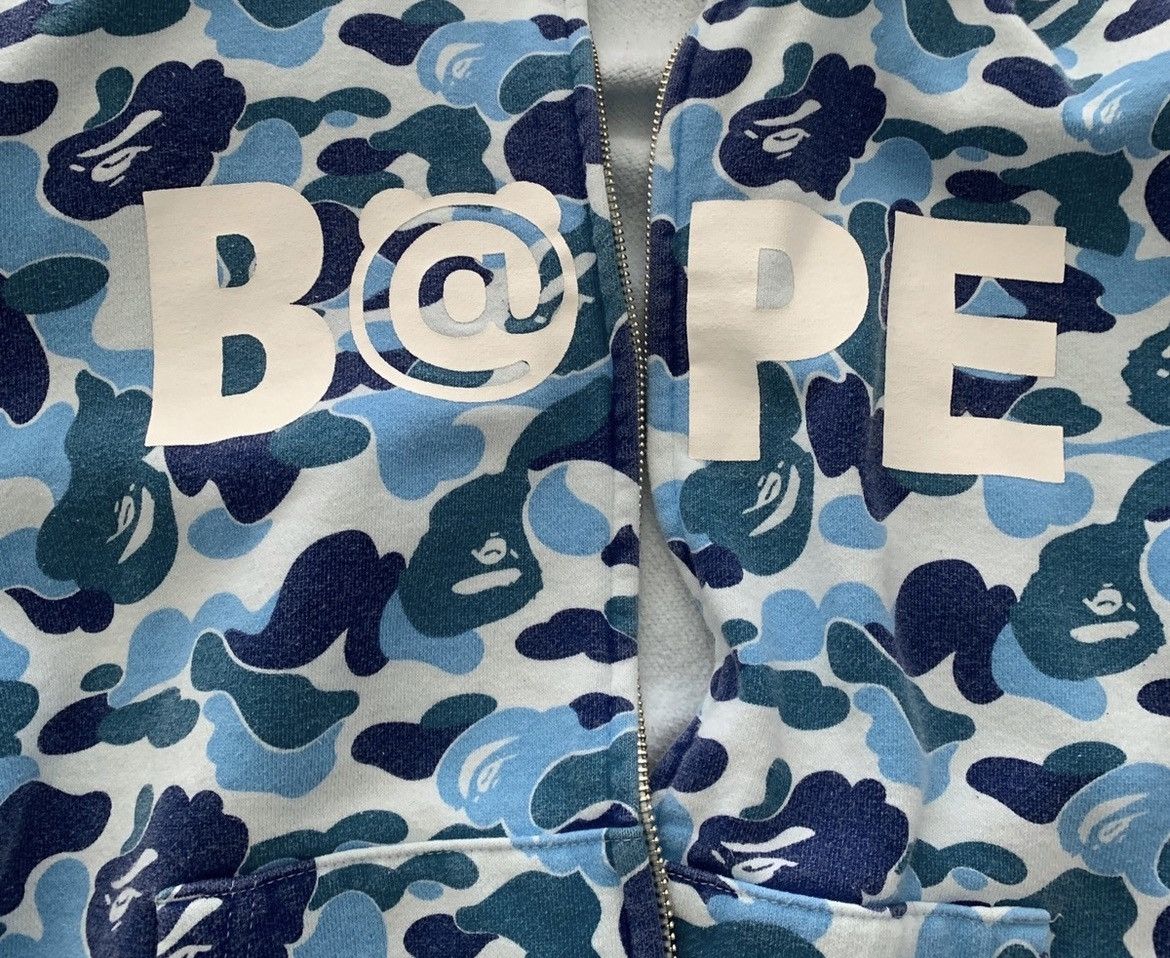 Bape Bape blue abc bear hoodie Size US XL / EU 56 / 4 - 3 Thumbnail