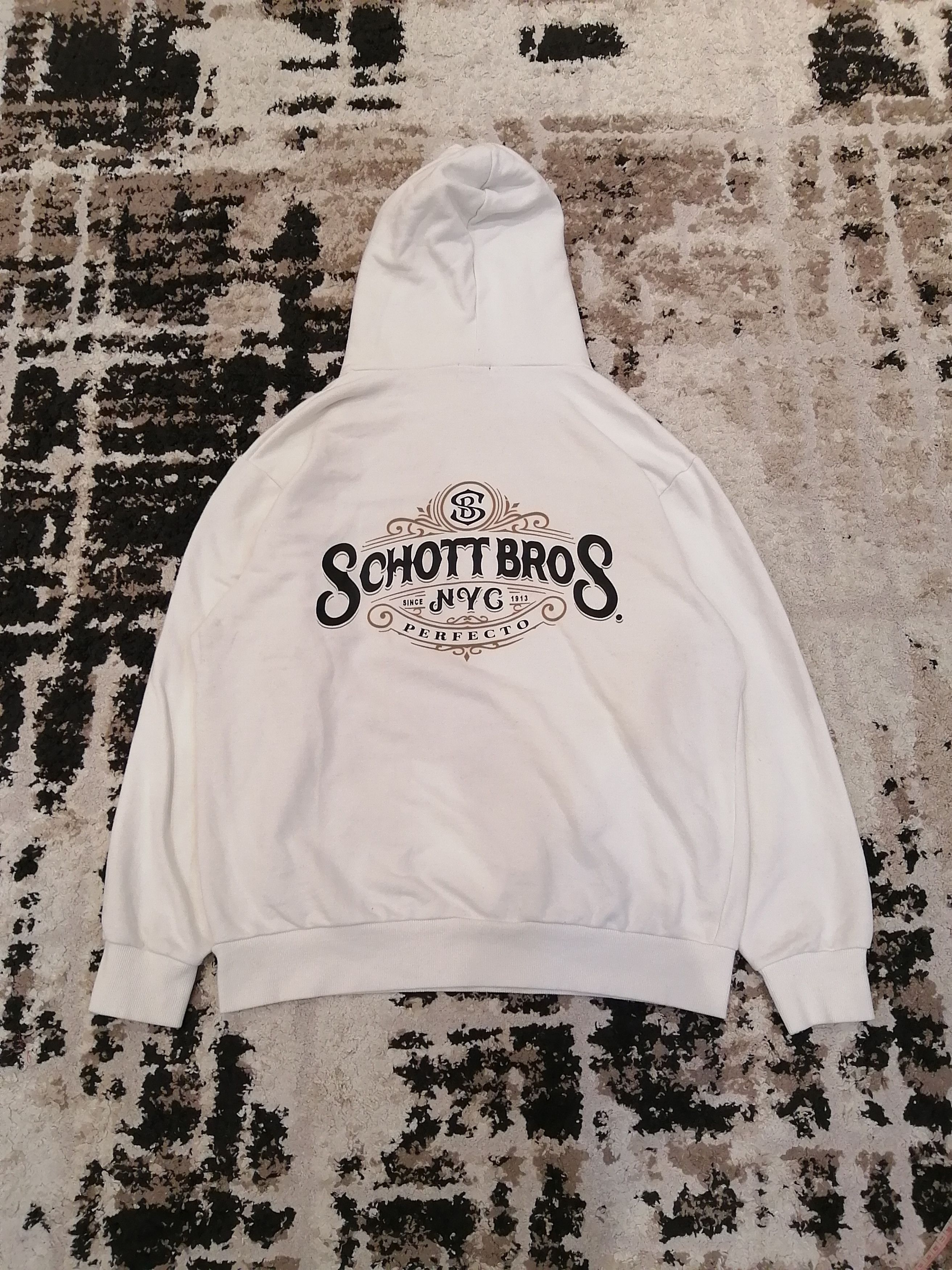 Schott Schott Bros Perfecto Ny Hoodie - Size L Size US L / EU 52-54 / 3 - 9 Thumbnail