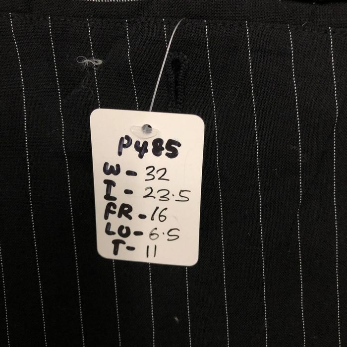 Backbone P485 BACKBONE MADE IN JAPAN STRIPED WOOL PANTS | Grailed