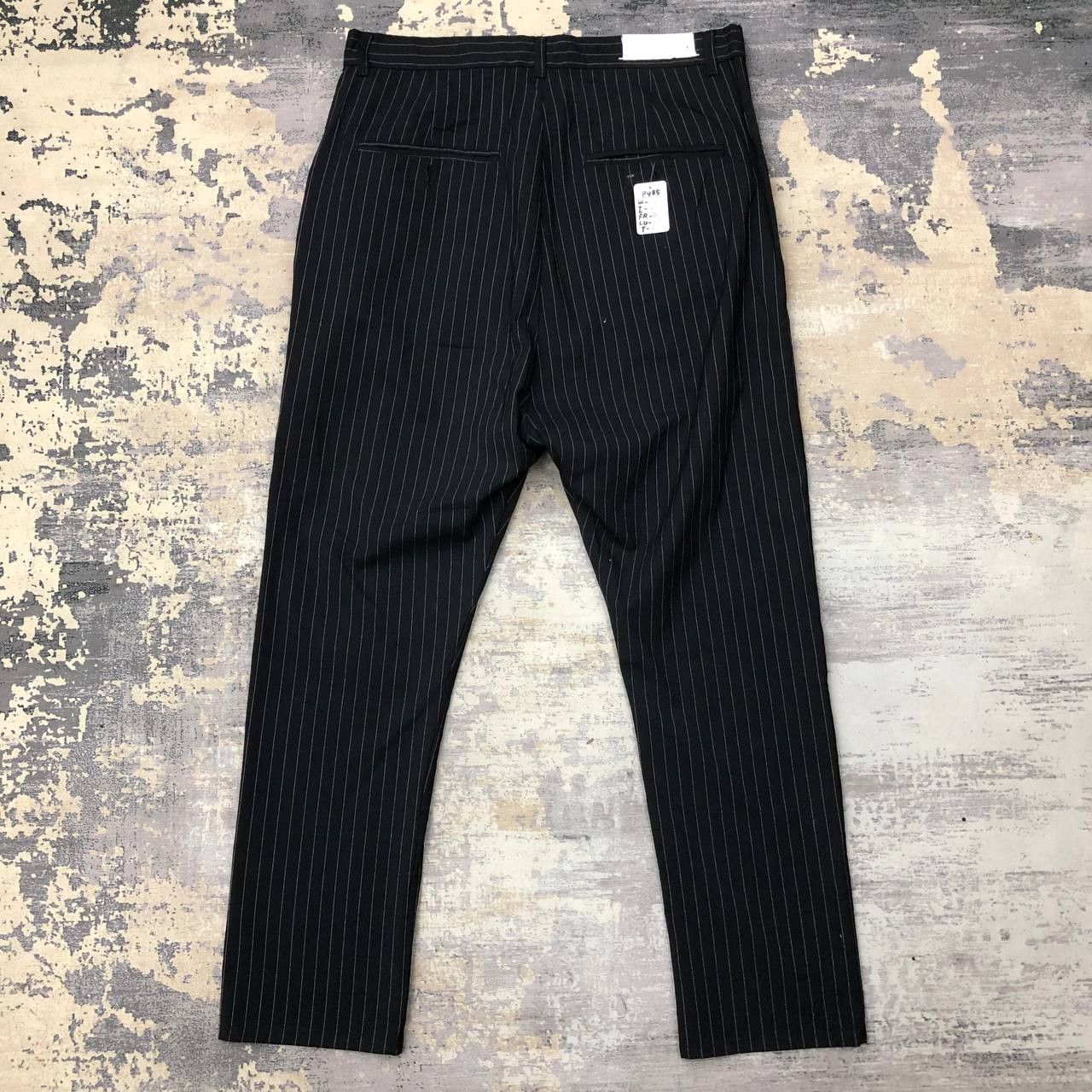 Backbone P485 BACKBONE MADE IN JAPAN STRIPED WOOL PANTS Size US 32 / EU 48 - 3 Thumbnail