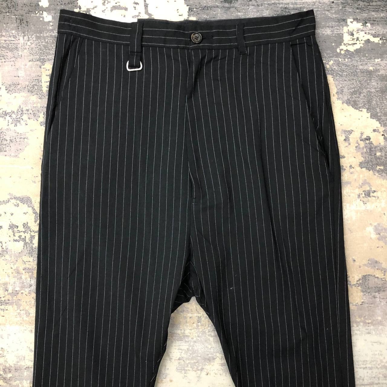Backbone P485 BACKBONE MADE IN JAPAN STRIPED WOOL PANTS Size US 32 / EU 48 - 1 Thumbnail