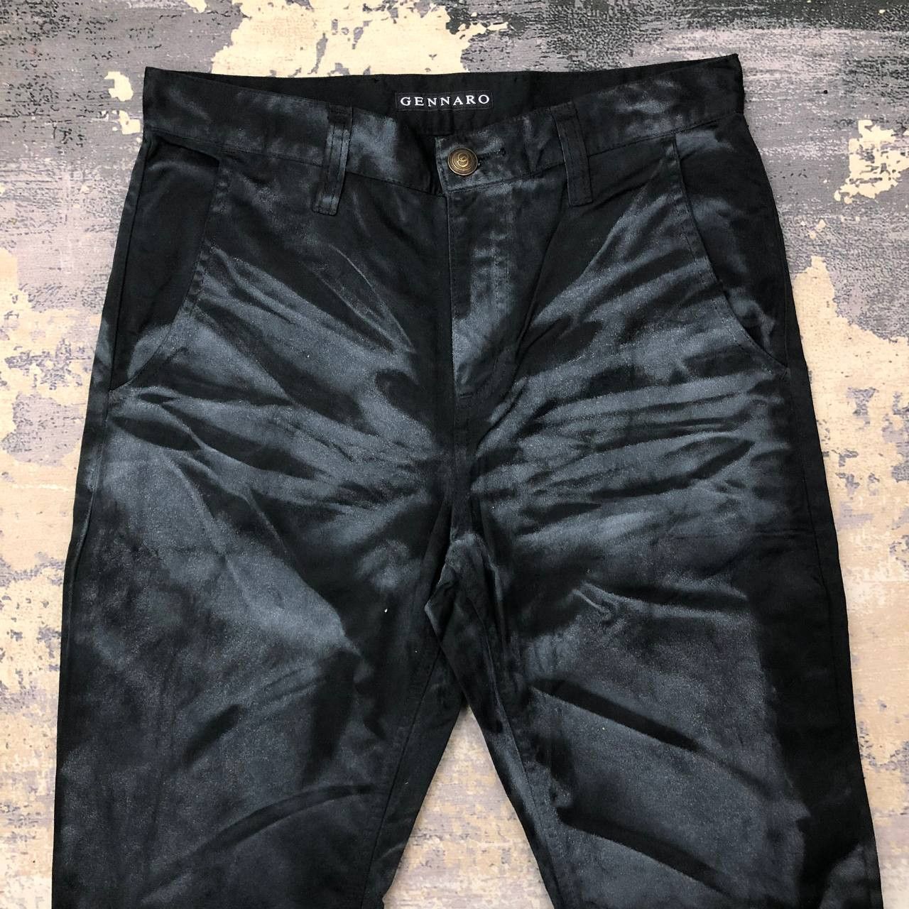 Japanese Brand P483 JAPAN SKULL X GENNARO FLARED CURVED DENIM Size US 31 - 3 Thumbnail