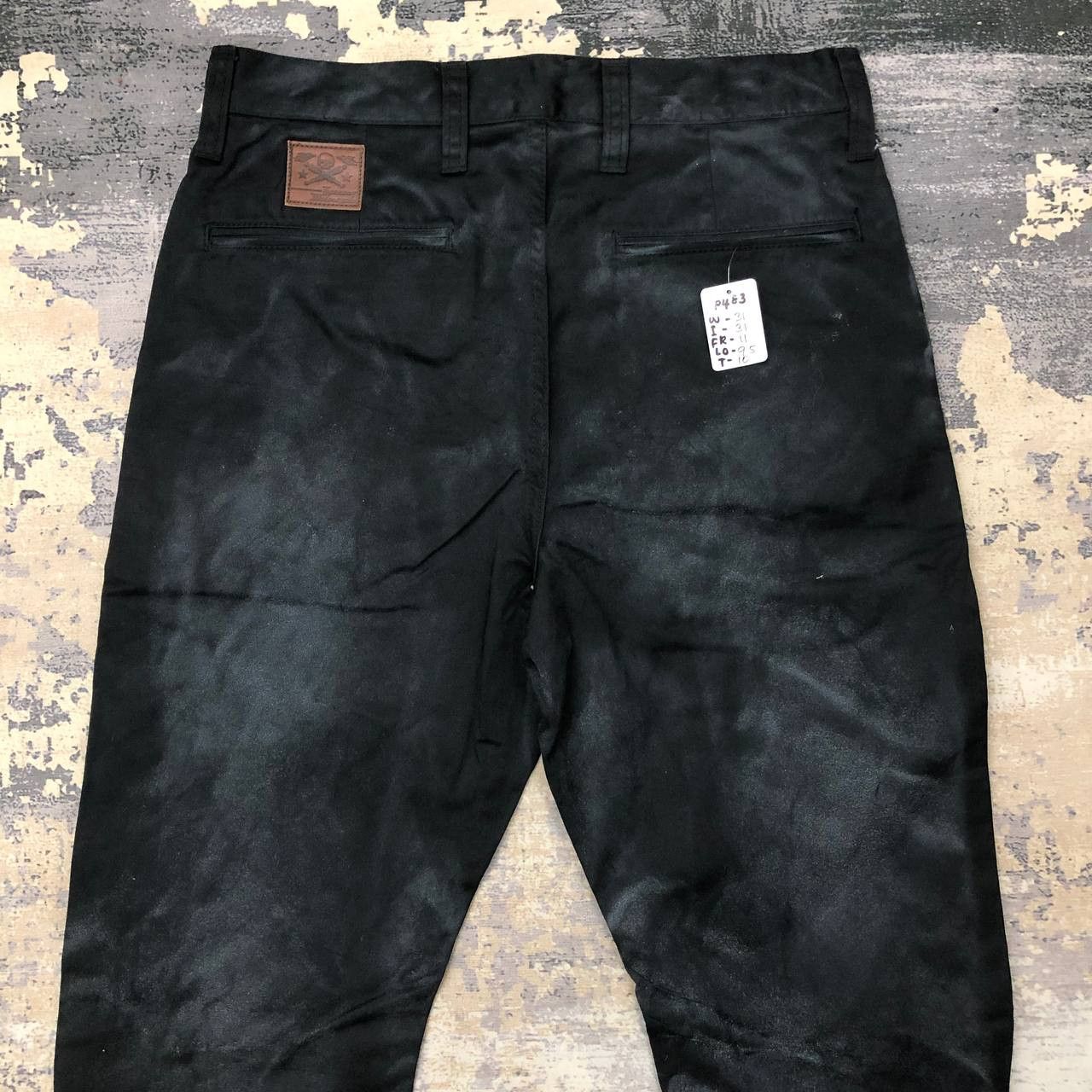 Japanese Brand P483 JAPAN SKULL X GENNARO FLARED CURVED DENIM Size US 31 - 4 Thumbnail