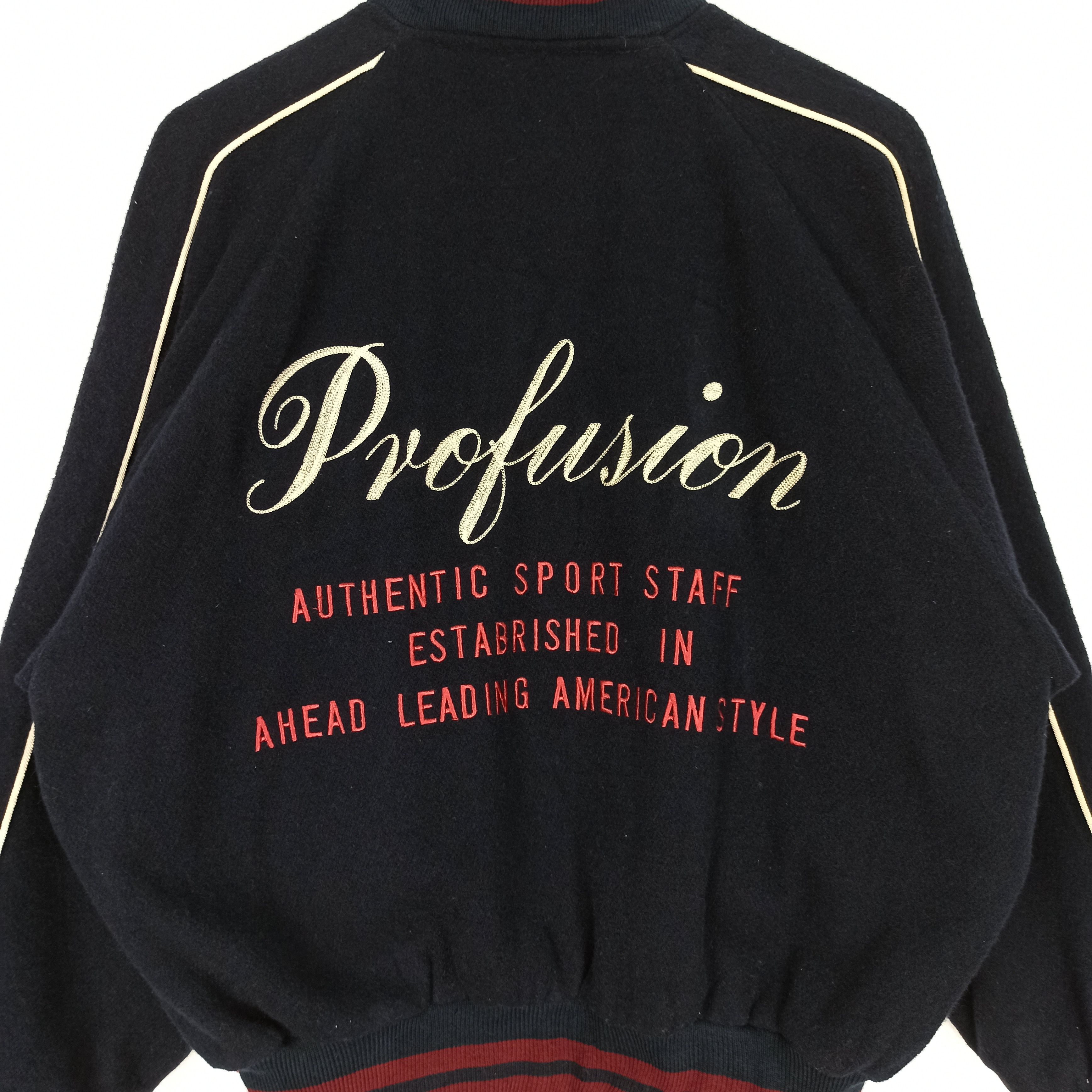 Vintage Vintage Varsity Jacket Profusion Sports American Style Size US L / EU 52-54 / 3 - 2 Thumbnail