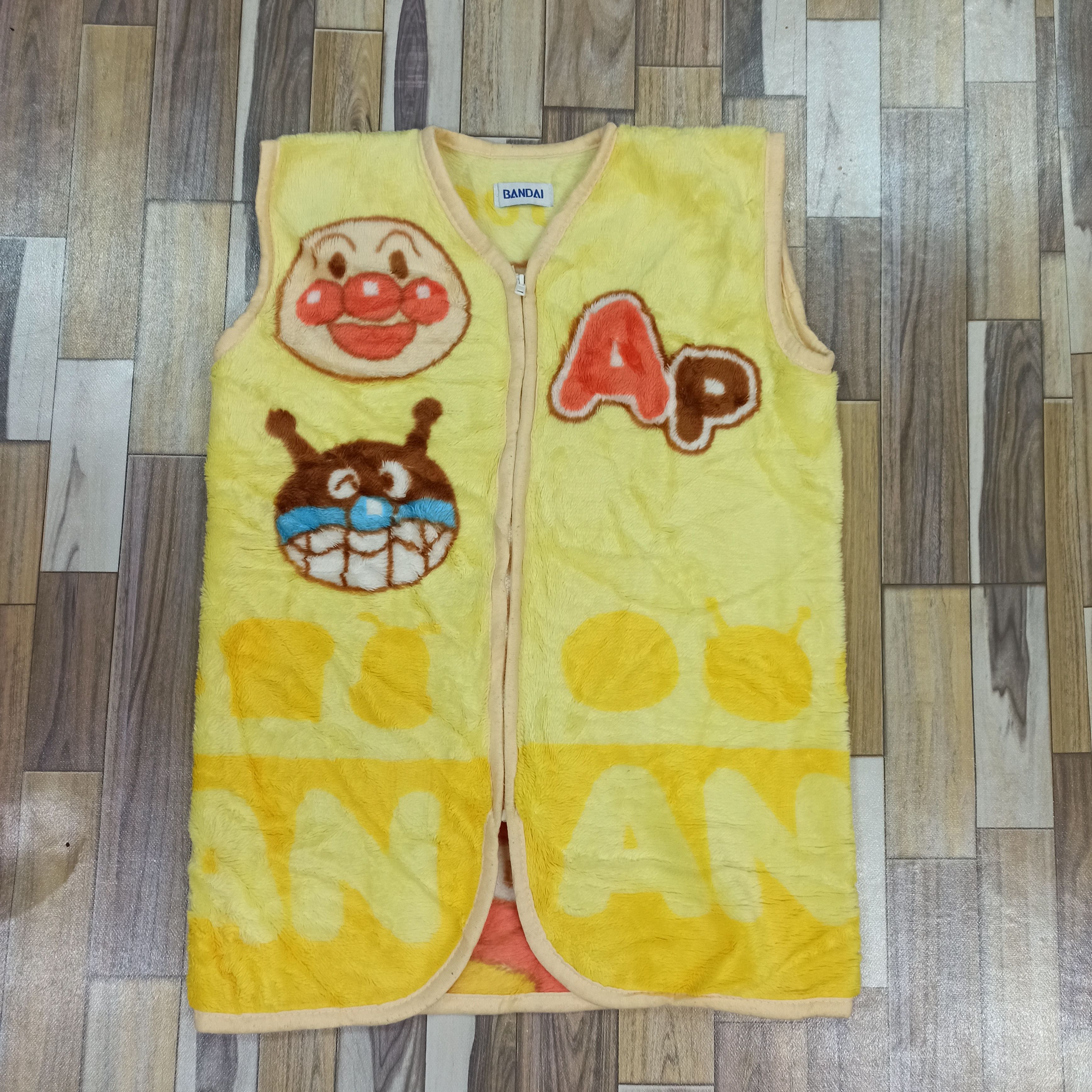 Anime BANDAI Anime Anpanman cartoon character vest Fleece Size US M / EU 48-50 / 2 - 4 Thumbnail