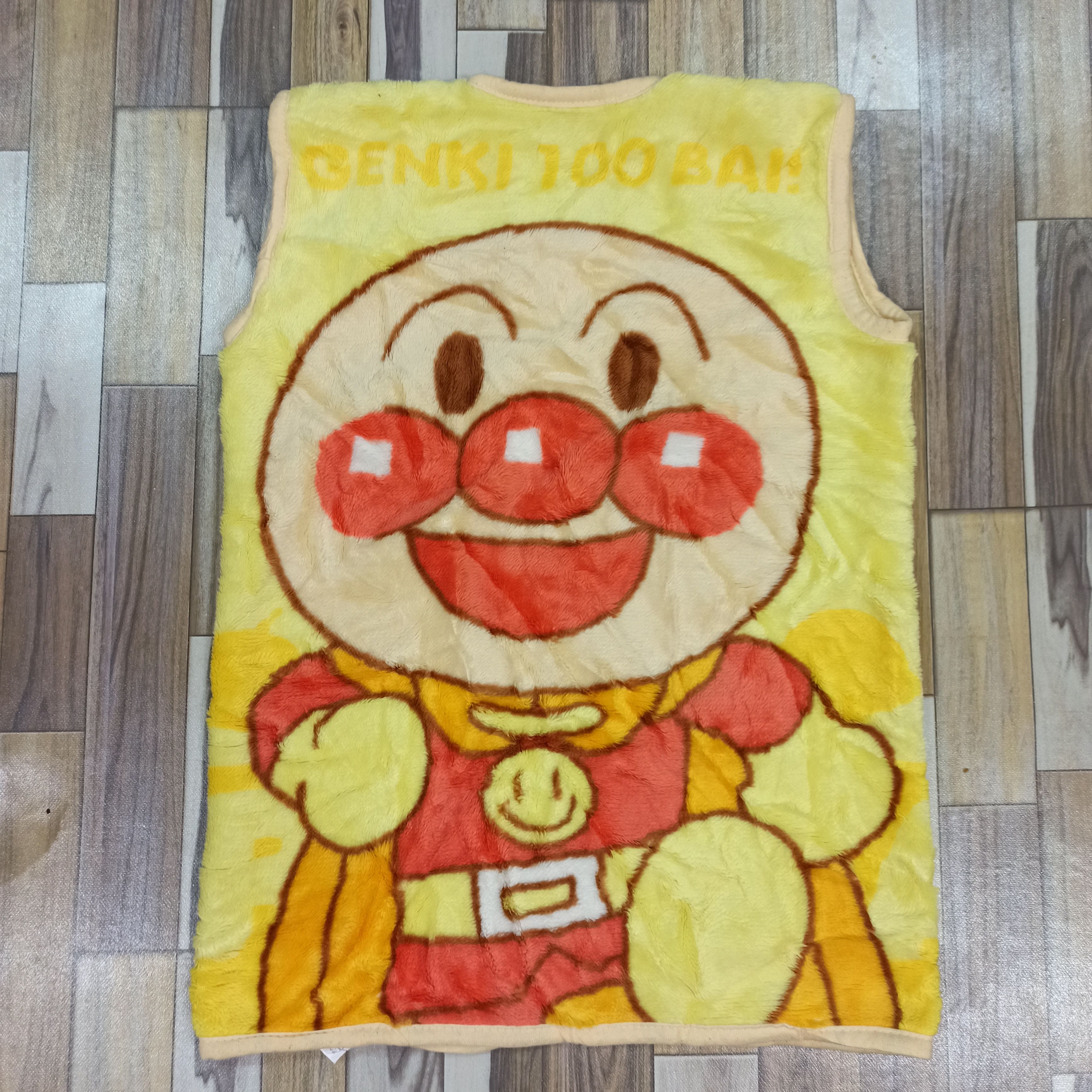 Anime BANDAI Anime Anpanman cartoon character vest Fleece Size US M / EU 48-50 / 2 - 3 Thumbnail