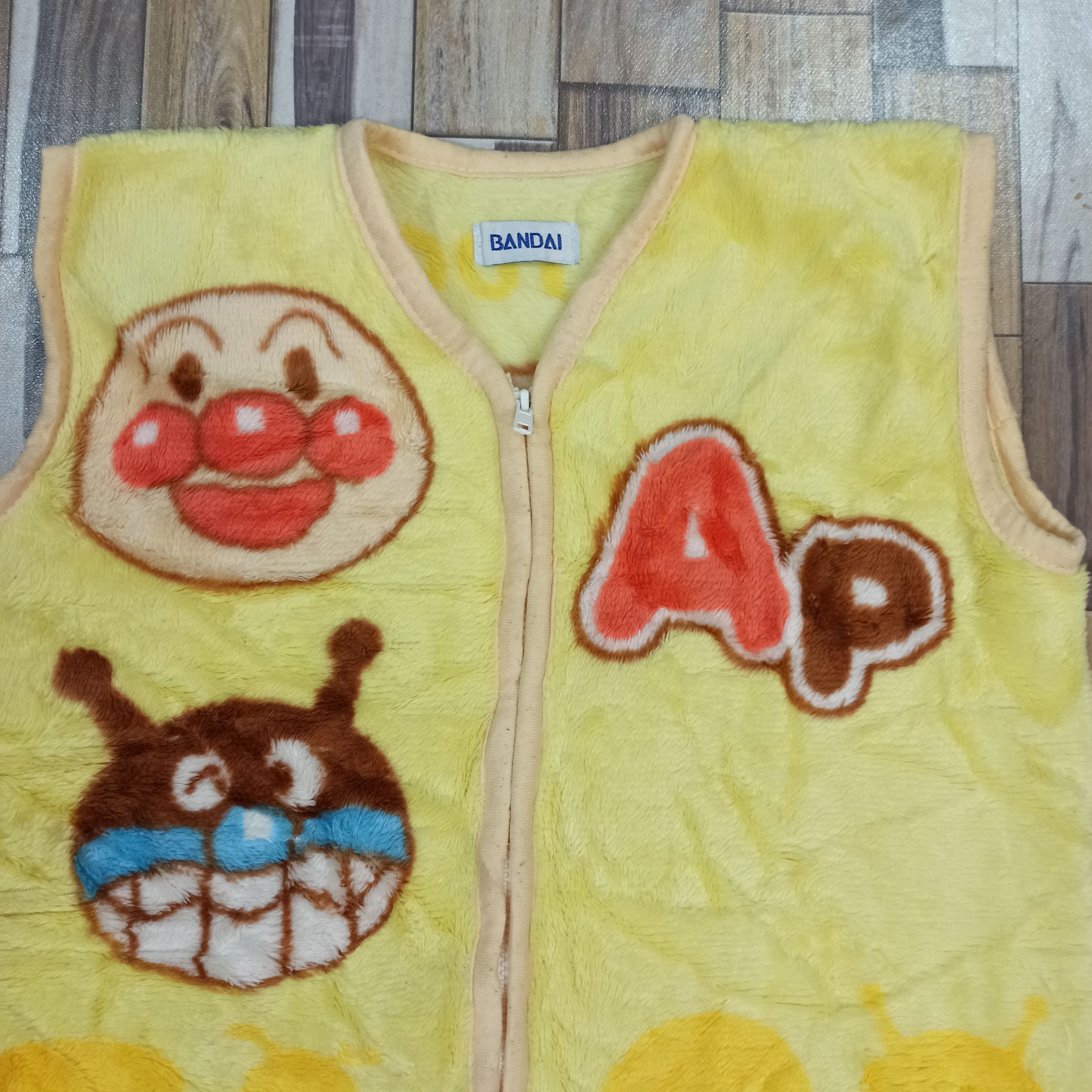 Anime BANDAI Anime Anpanman cartoon character vest Fleece Size US M / EU 48-50 / 2 - 5 Thumbnail