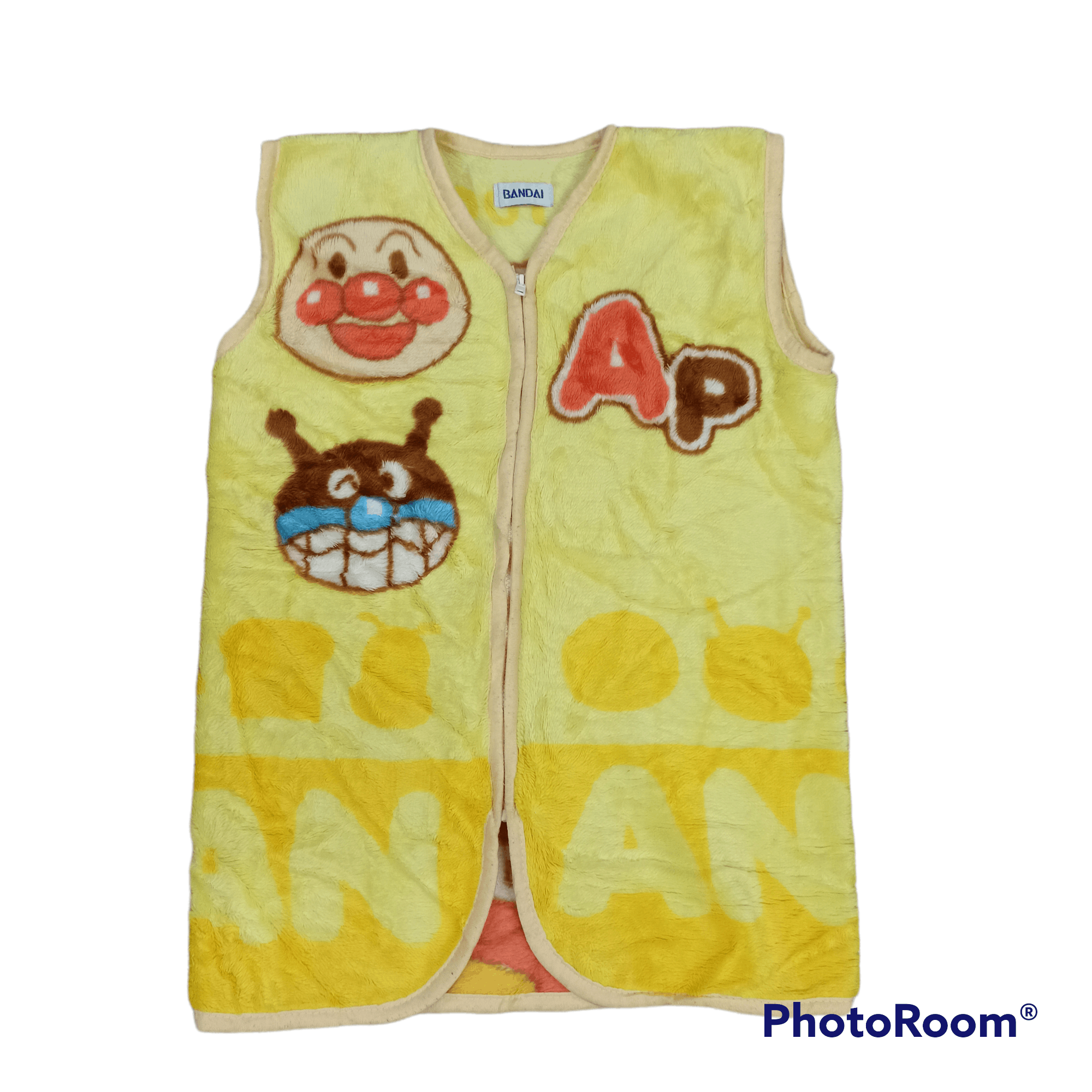 Anime BANDAI Anime Anpanman cartoon character vest Fleece Size US M / EU 48-50 / 2 - 2 Thumbnail
