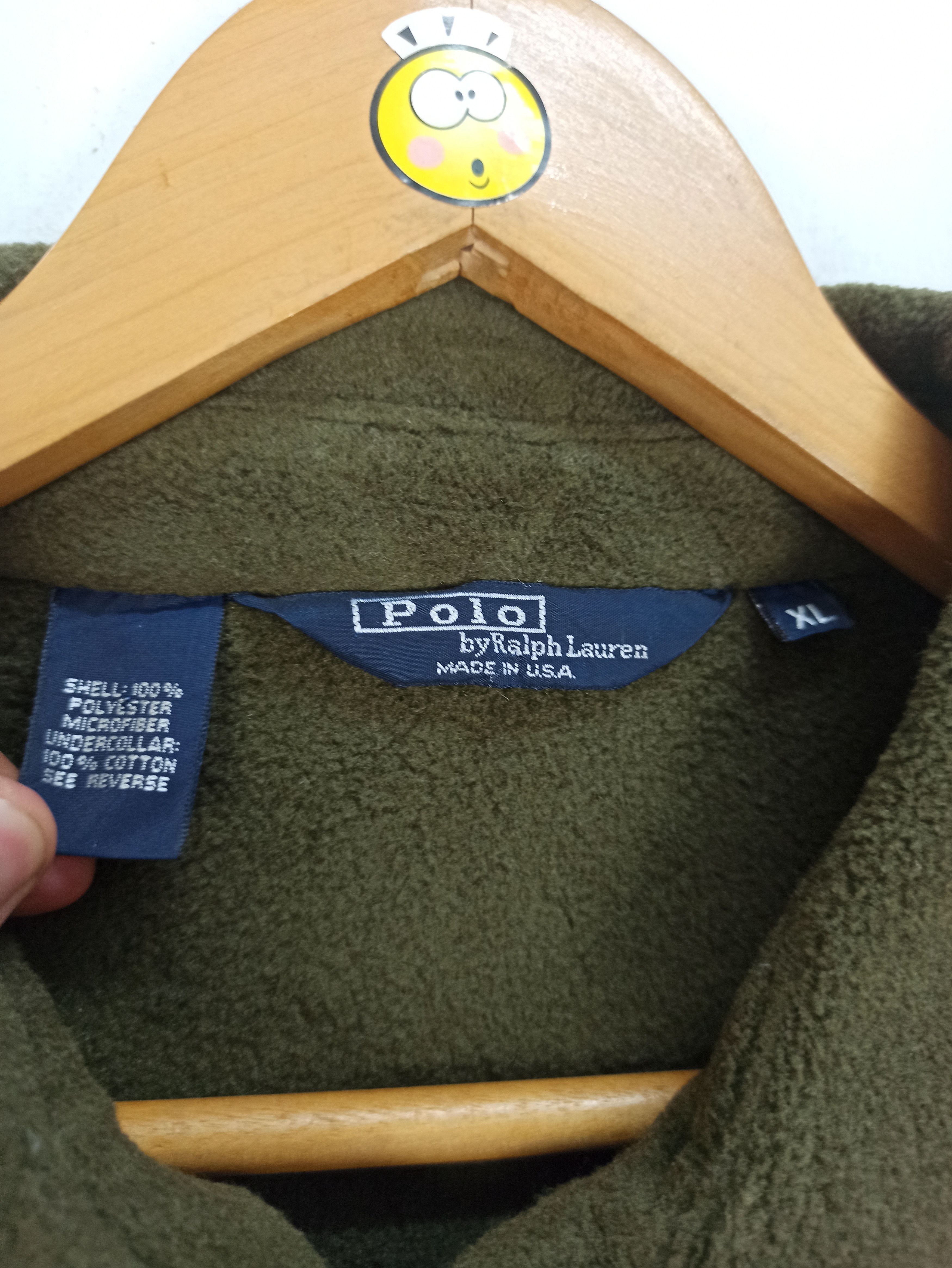 Polo Ralph Lauren Vintage 90s POLO RALPH LAUREN fleece jacket Size US XL / EU 56 / 4 - 7 Thumbnail