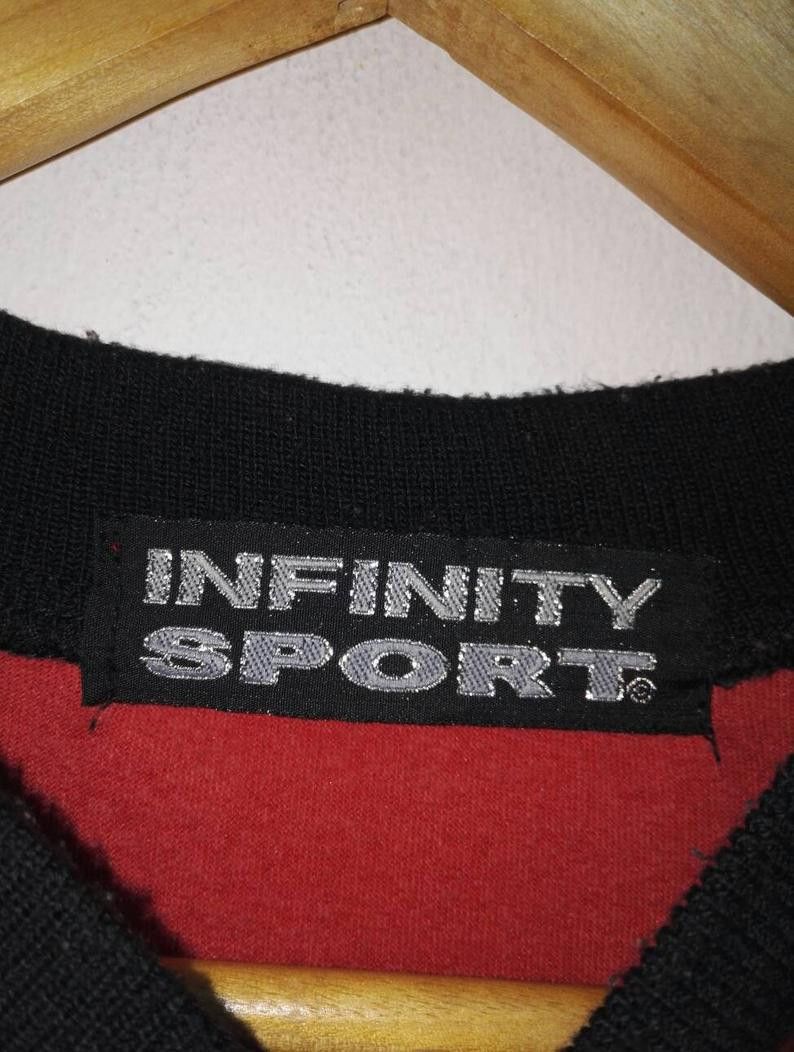 Japanese Brand INFINITY SPORT Velvet Fabric embroidered Big Logo (code 7) Size US XL / EU 56 / 4 - 6 Thumbnail