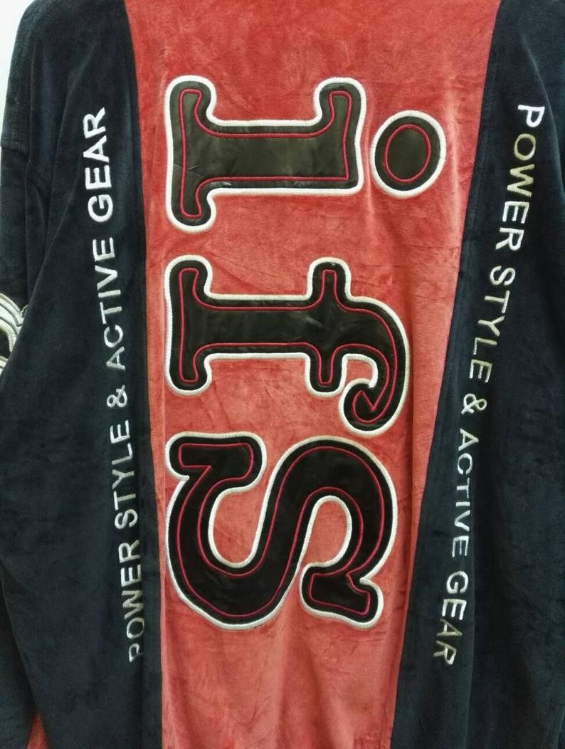 Japanese Brand INFINITY SPORT Velvet Fabric embroidered Big Logo (code 7) Size US XL / EU 56 / 4 - 5 Thumbnail