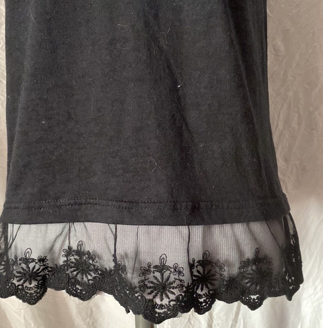 Vintage Retro, Y2K, Lace Trimmed, Short Sleeve Pocket Tee Size M / US 6-8 / IT 42-44 - 10 Thumbnail