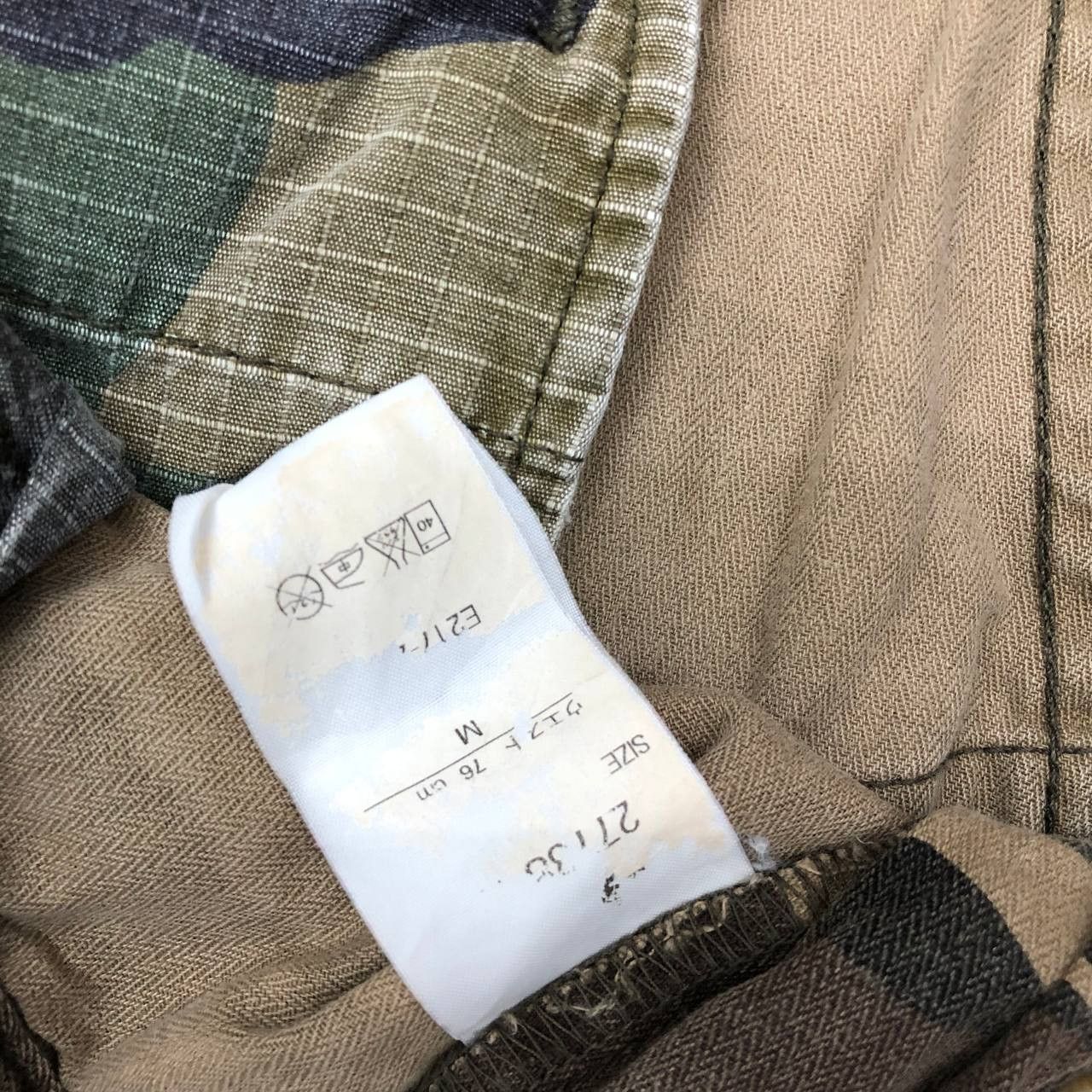 Alpha Industries P470 ALPHA INDUSTRIES INC. CAMO CARGO SHORT PANTS Size US 33 - 7 Thumbnail