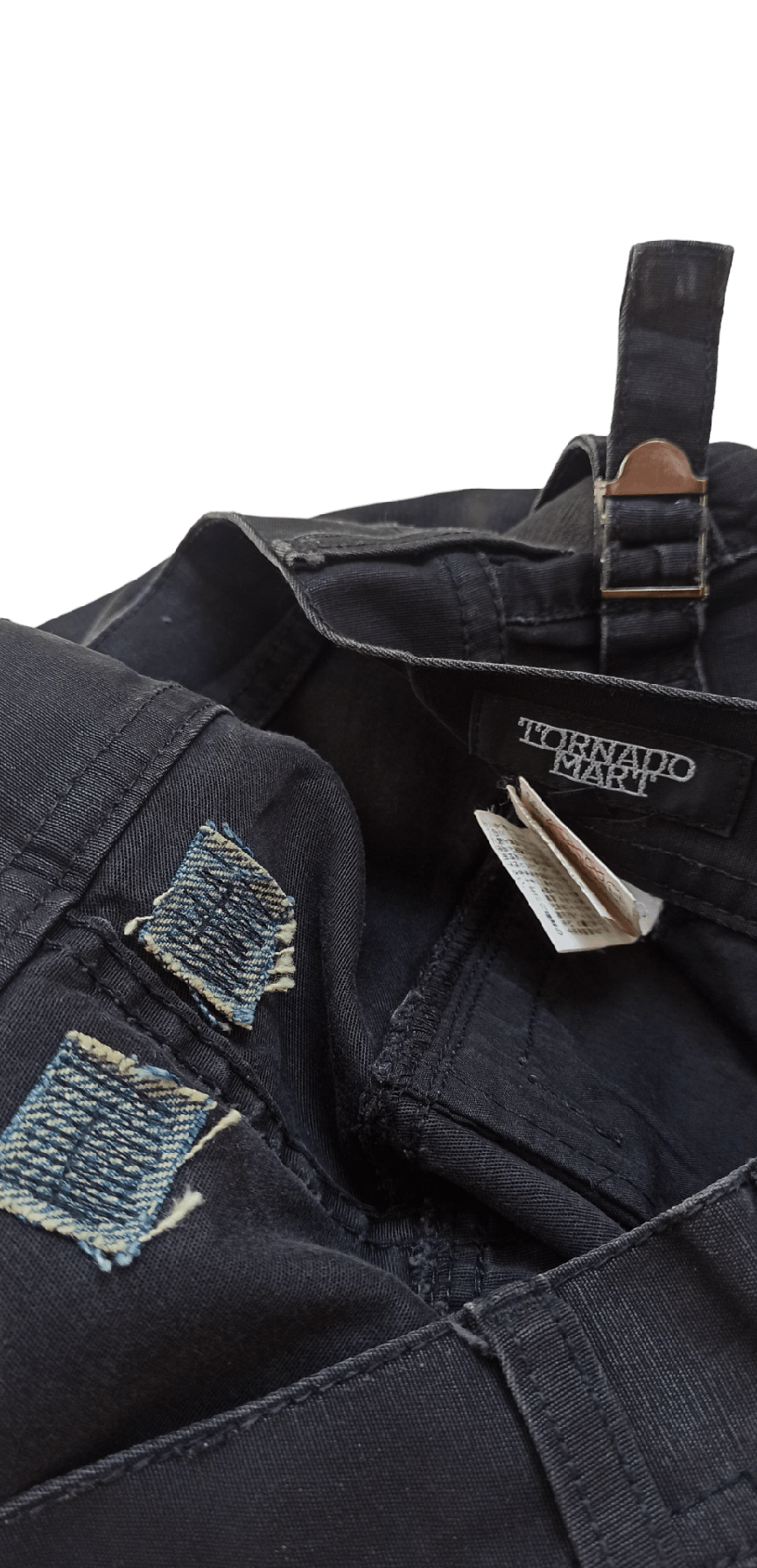 Tornado Mart Tornado Mart Japan Wrinkle Knee Wax Trousers Pants Size US 34 / EU 50 - 13 Thumbnail