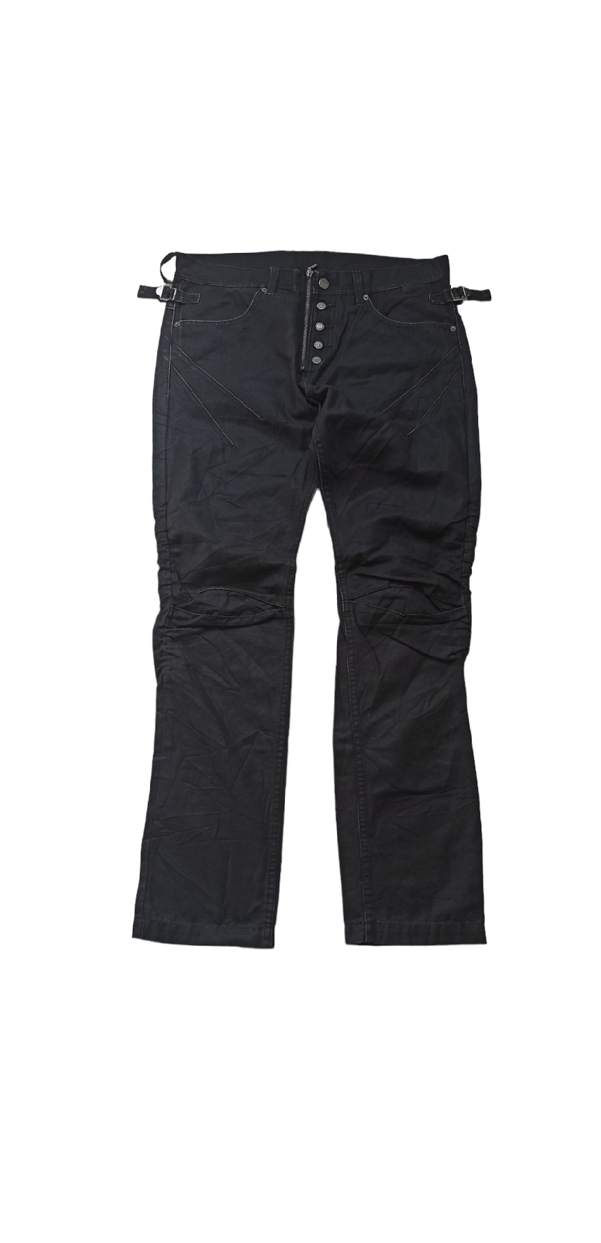 Tornado Mart Tornado Mart Japan Wrinkle Knee Wax Trousers Pants Size US 34 / EU 50 - 1 Thumbnail