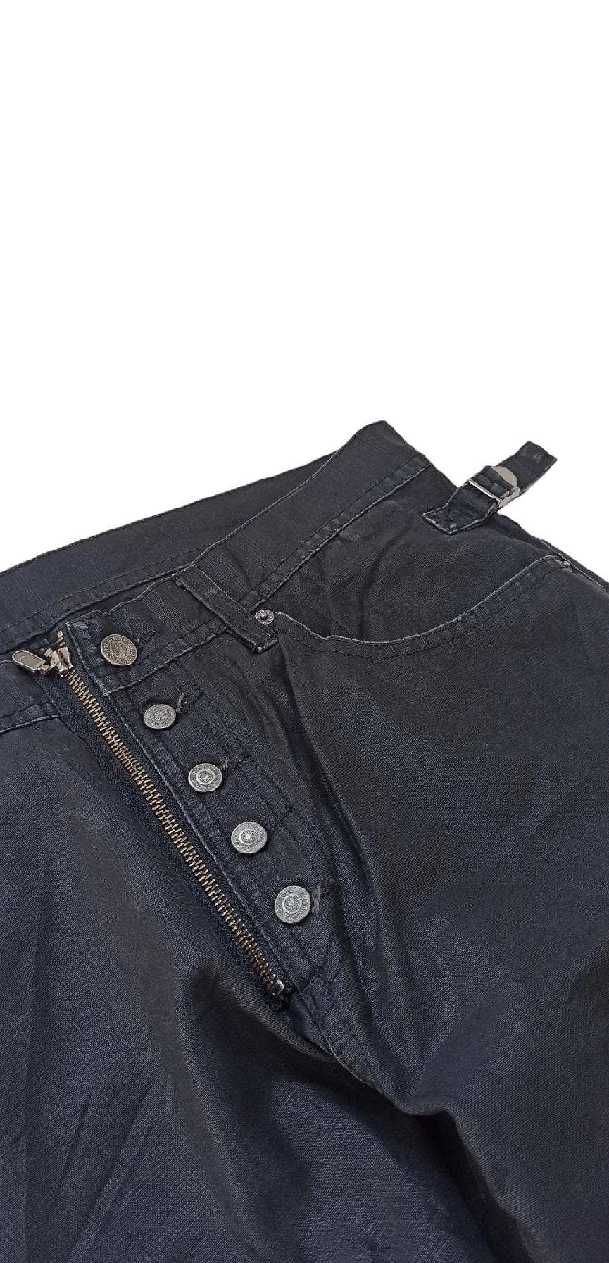 Tornado Mart Tornado Mart Japan Wrinkle Knee Wax Trousers Pants Size US 34 / EU 50 - 2 Thumbnail
