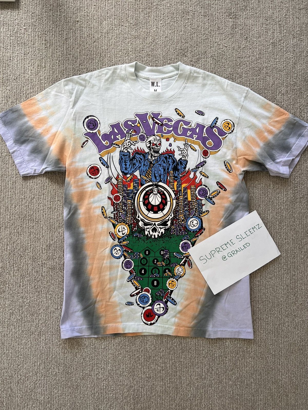 Warren Lotas WARREN LOTAS LAS VEGAS GAMBLE TEE Size US M / EU 48-50 / 2 - 1 Thumbnail