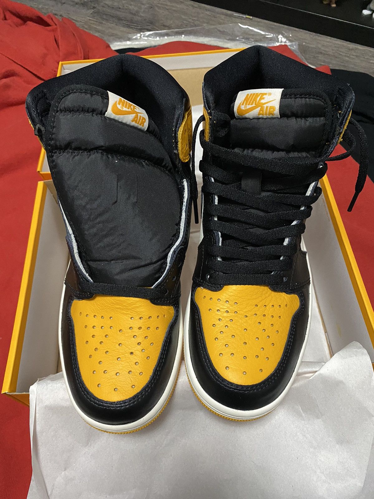 Jordan Brand Nike air jordan 1 retro og high taxi Size US 8.5 / EU 41-42 - 4 Thumbnail