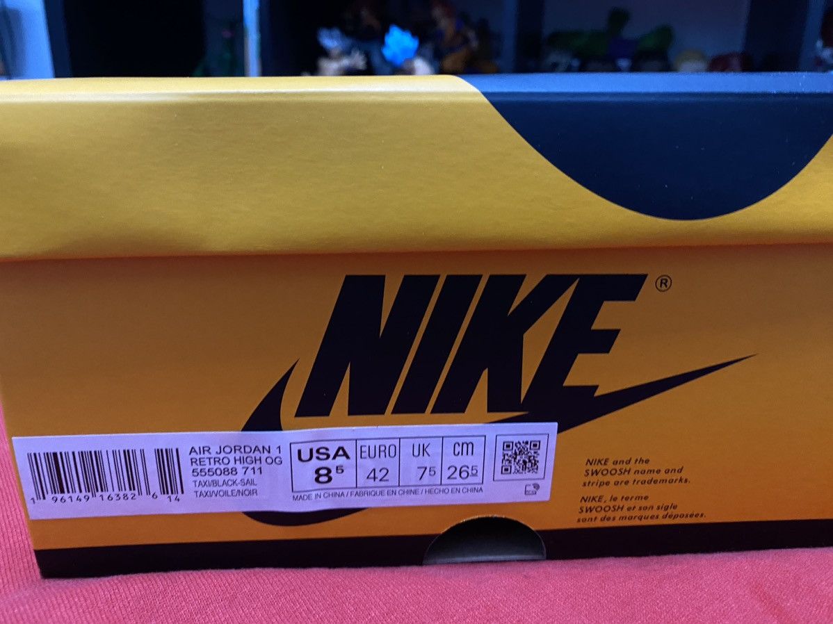 Jordan Brand Nike air jordan 1 retro og high taxi Size US 8.5 / EU 41-42 - 11 Thumbnail
