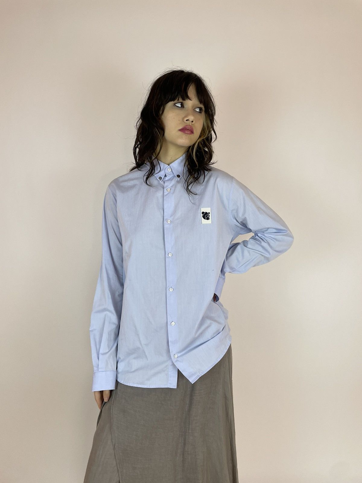 Tonsure TONSURE Shirt long sleeve bear logo size 46 / S Size L / US 10 / IT 46 - 6 Thumbnail