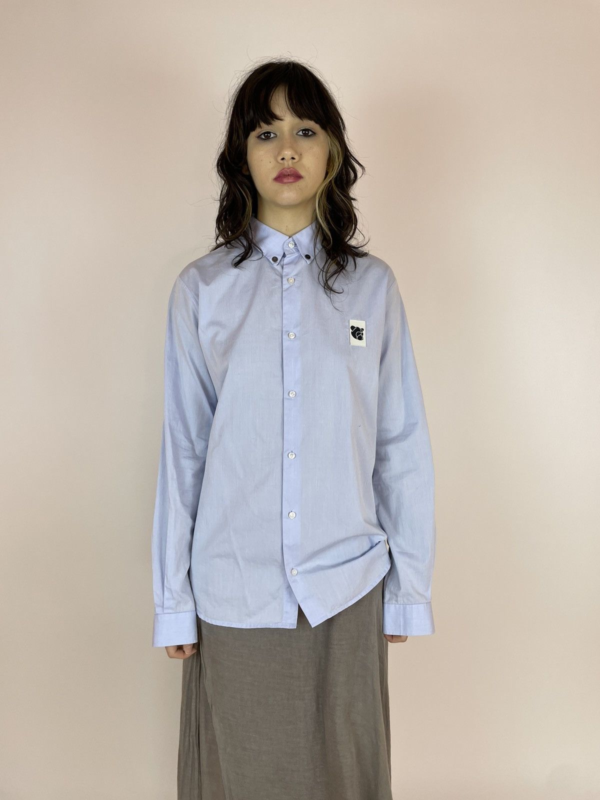 Tonsure TONSURE Shirt long sleeve bear logo size 46 / S Size L / US 10 / IT 46 - 2 Thumbnail