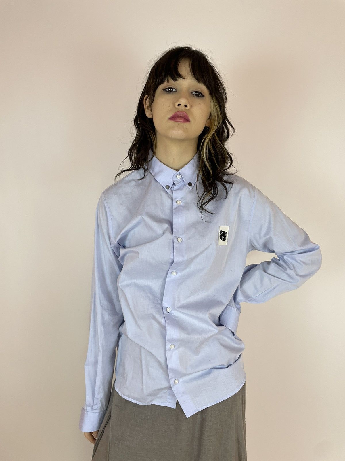 Tonsure TONSURE Shirt long sleeve bear logo size 46 / S Size L / US 10 / IT 46 - 4 Thumbnail
