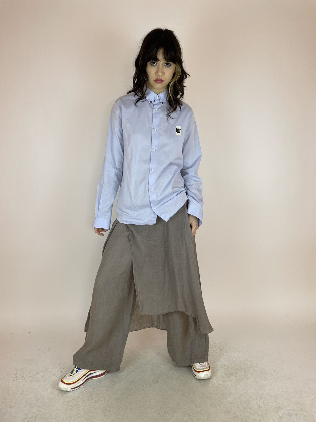 Tonsure TONSURE Shirt long sleeve bear logo size 46 / S Size L / US 10 / IT 46 - 5 Thumbnail