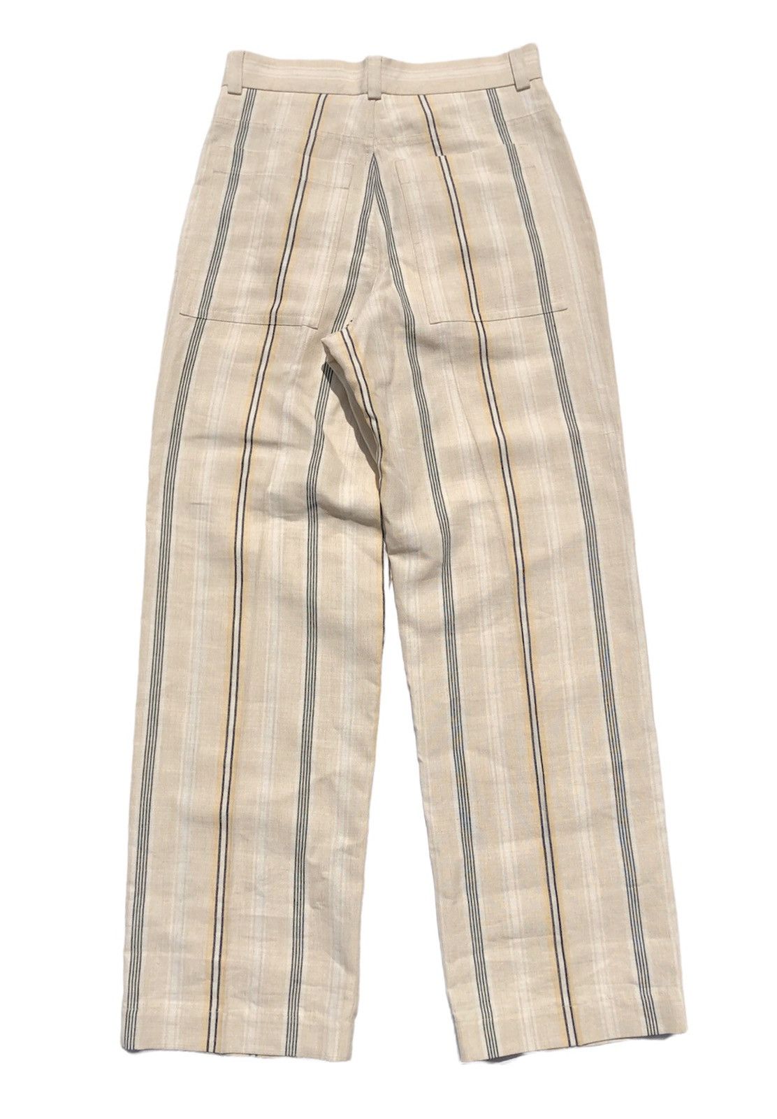 Jil Sander Jil Sander Striped Wide Straight Leg Linen Trouser Pant Size US 30 / EU 46 - 2 Thumbnail